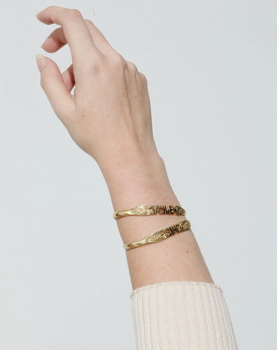 Custom Bali Word Bracelet sold by Cleobella product image thumbnail 4