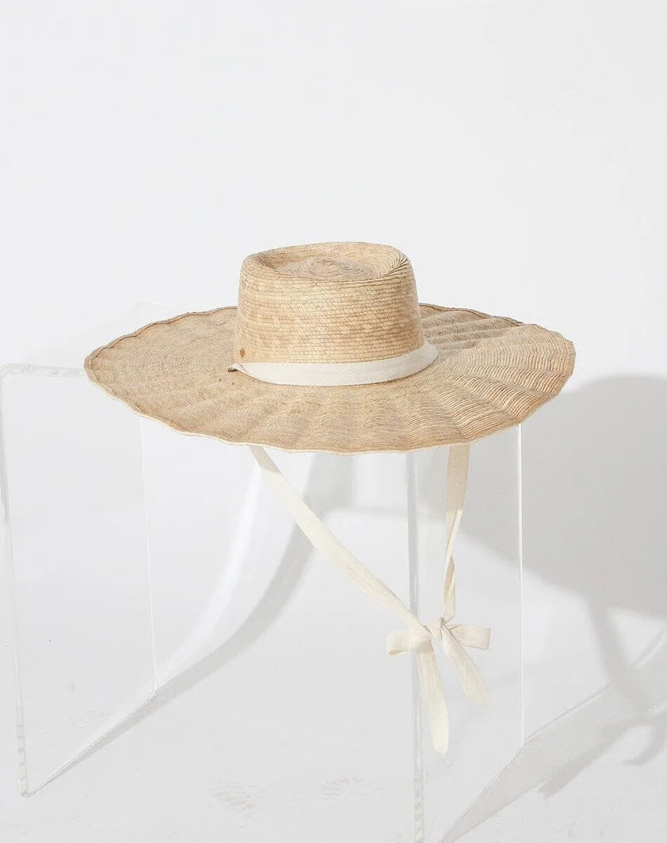 Cortez Palm Hat | Natural sold by Cleobella