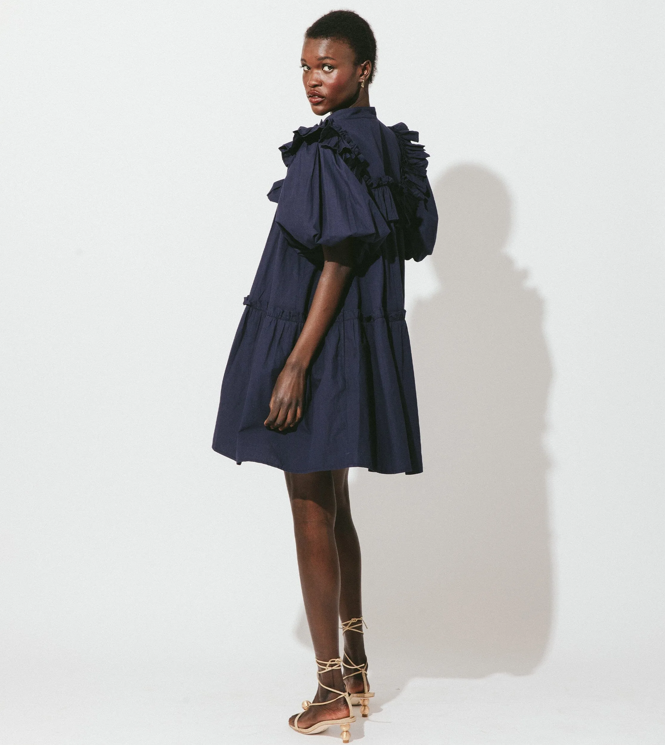 Tatiana Mini Dress | Navy sold by Cleobella product image thumbnail 5