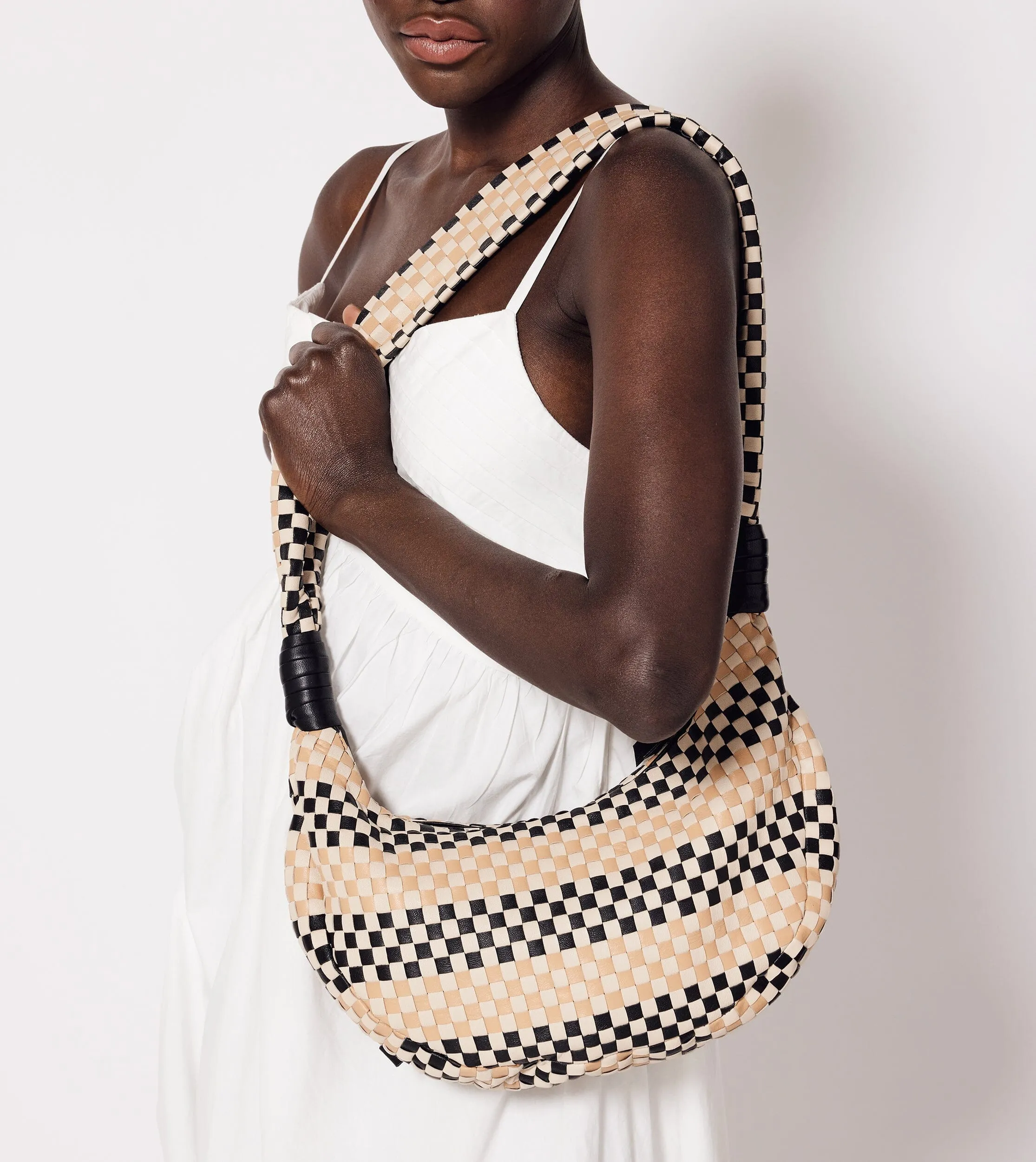 Dylan Woven Handbag | Black Multi sold by Cleobella