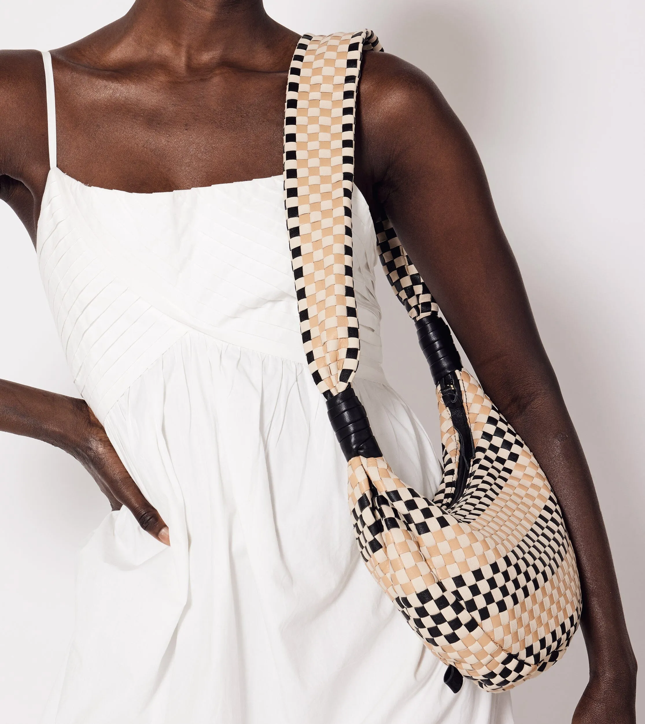 Dylan Woven Handbag | Black Multi sold by Cleobella product image thumbnail 3