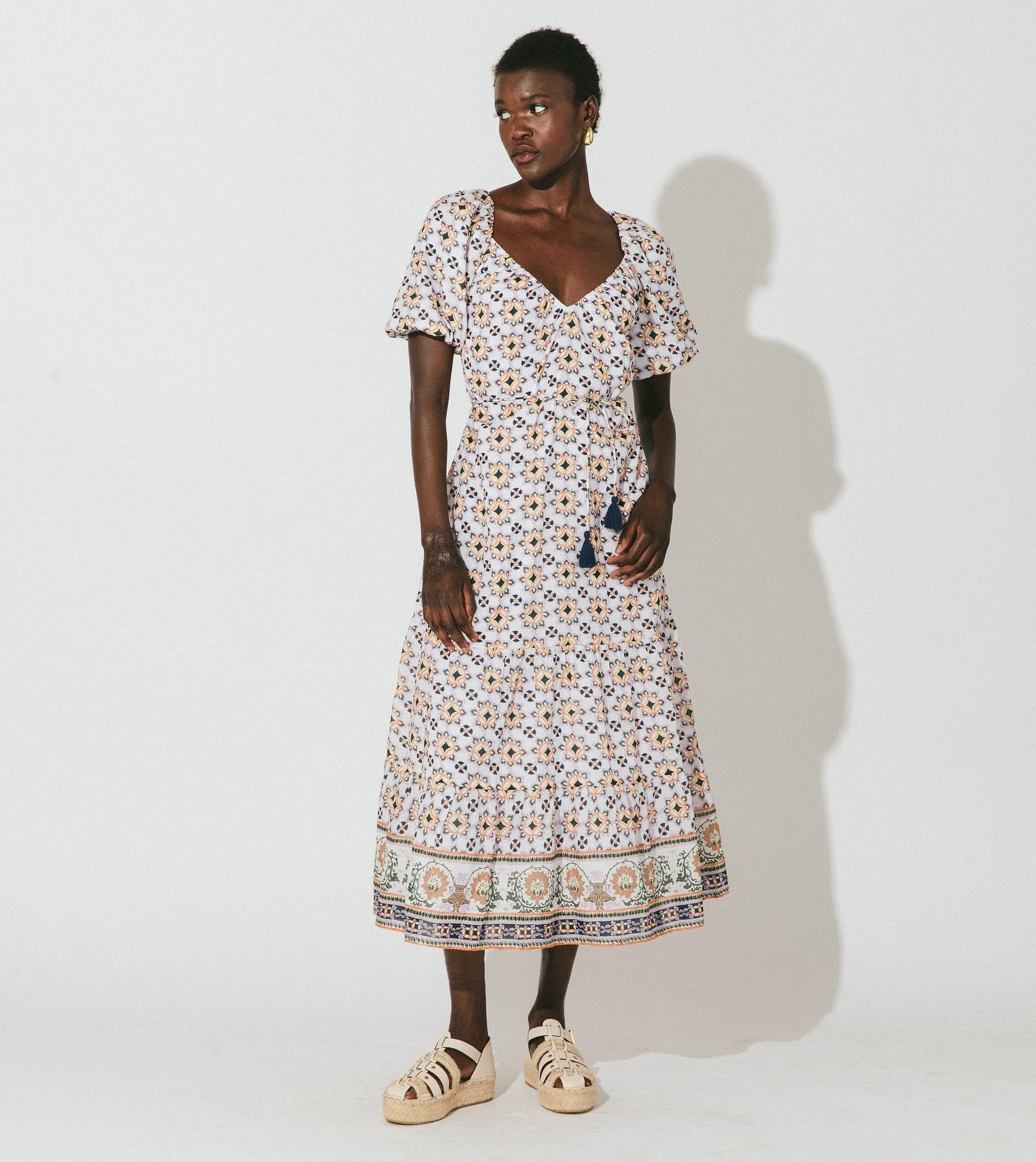 Paula Midi Dress | Marrakesh sold by Cleobella product image thumbnail 3