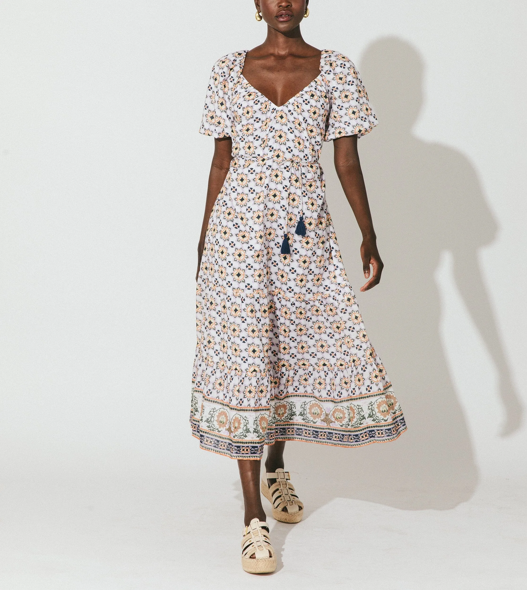 Paula Midi Dress | Marrakesh sold by Cleobella product image thumbnail 4