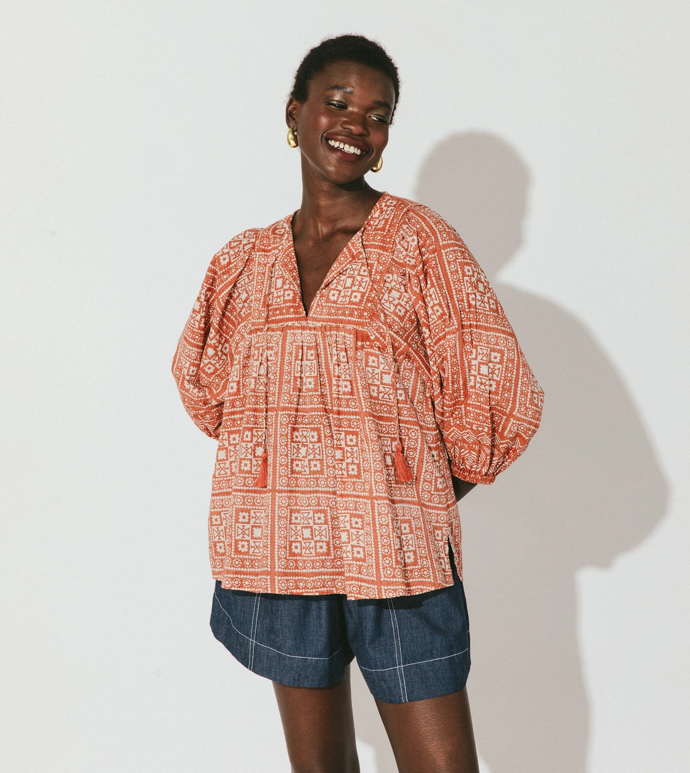 Justine Blouse | Tomar sold by Cleobella product image thumbnail 4