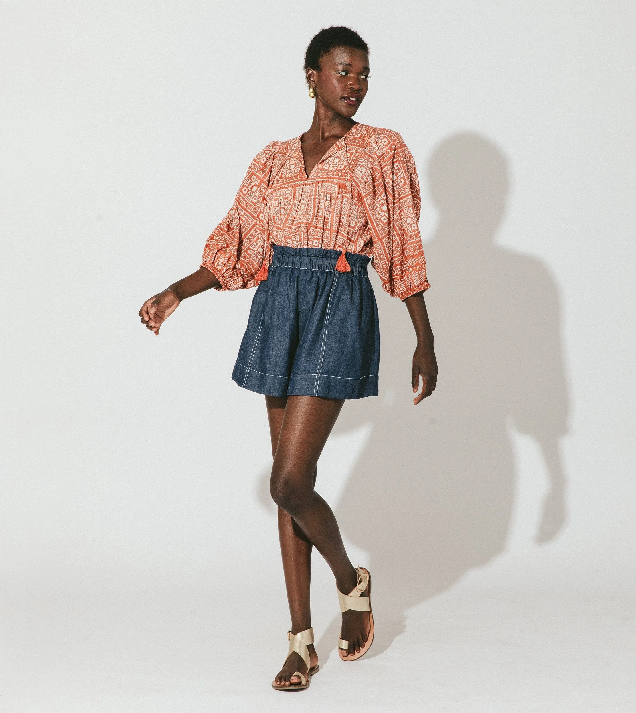 Justine Blouse | Tomar sold by Cleobella product image thumbnail 3