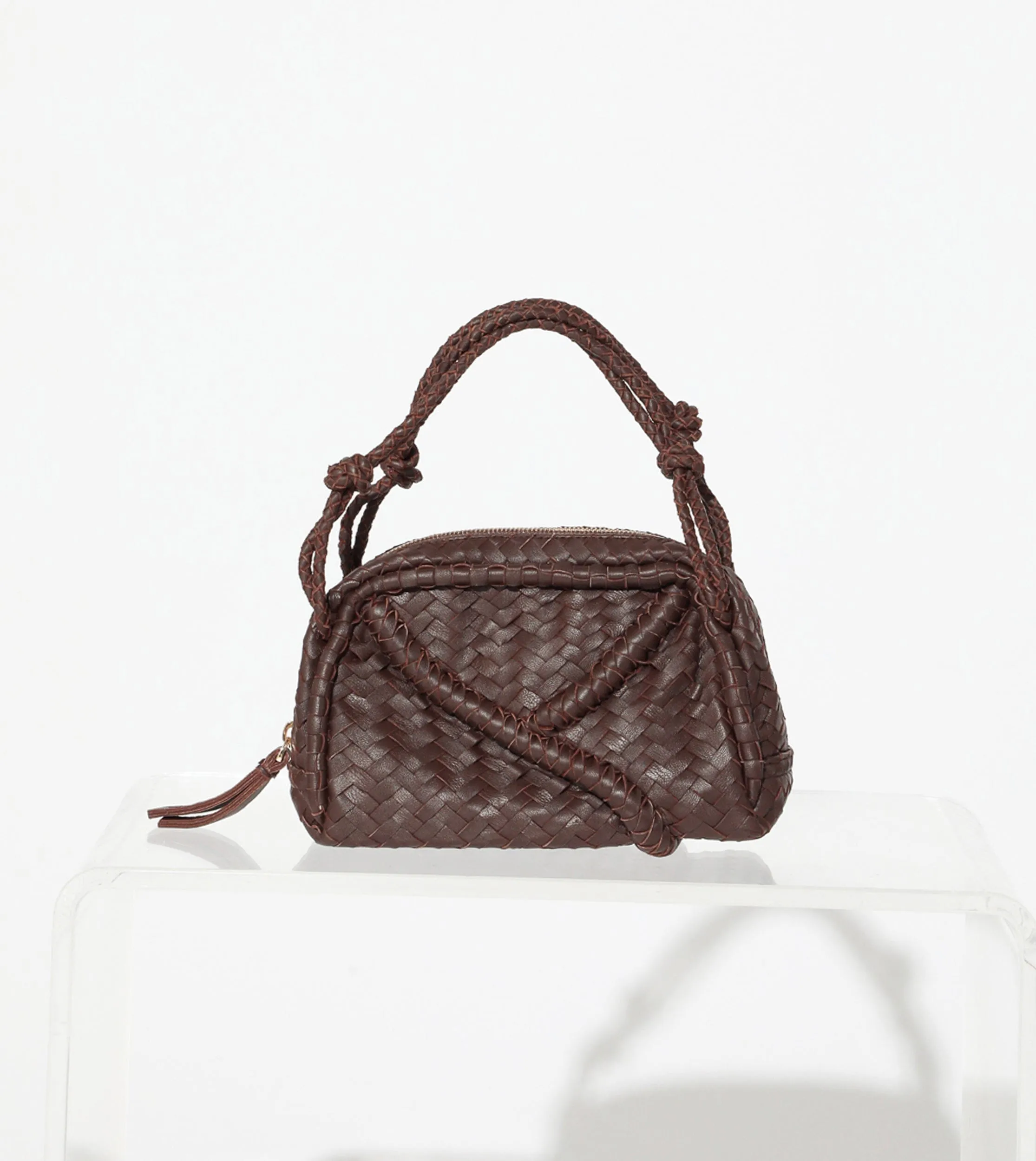 Kiran Handbag | Chocolate sold by Cleobella product image thumbnail 4