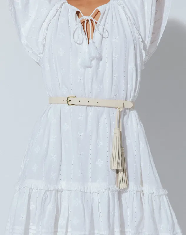 Tassel Belt | Ivory sold by Cleobella