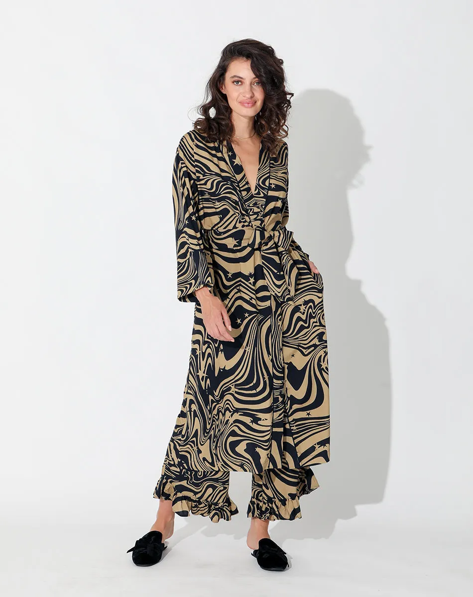 Velvet Slippers | Black sold by Cleobella product image thumbnail 3