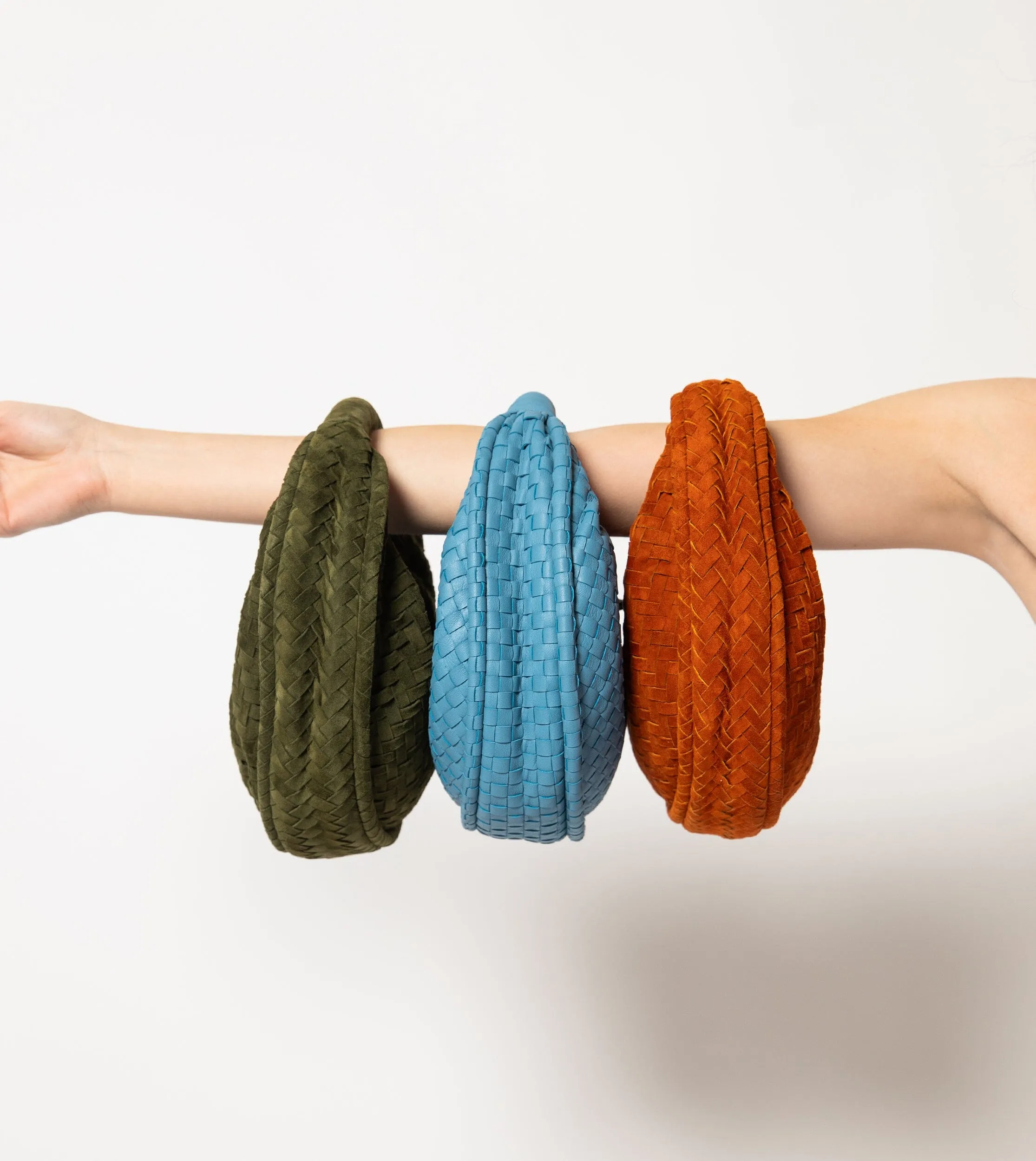 Jem Leather Mini Hobo | Periwinkle sold by Cleobella product image thumbnail 5