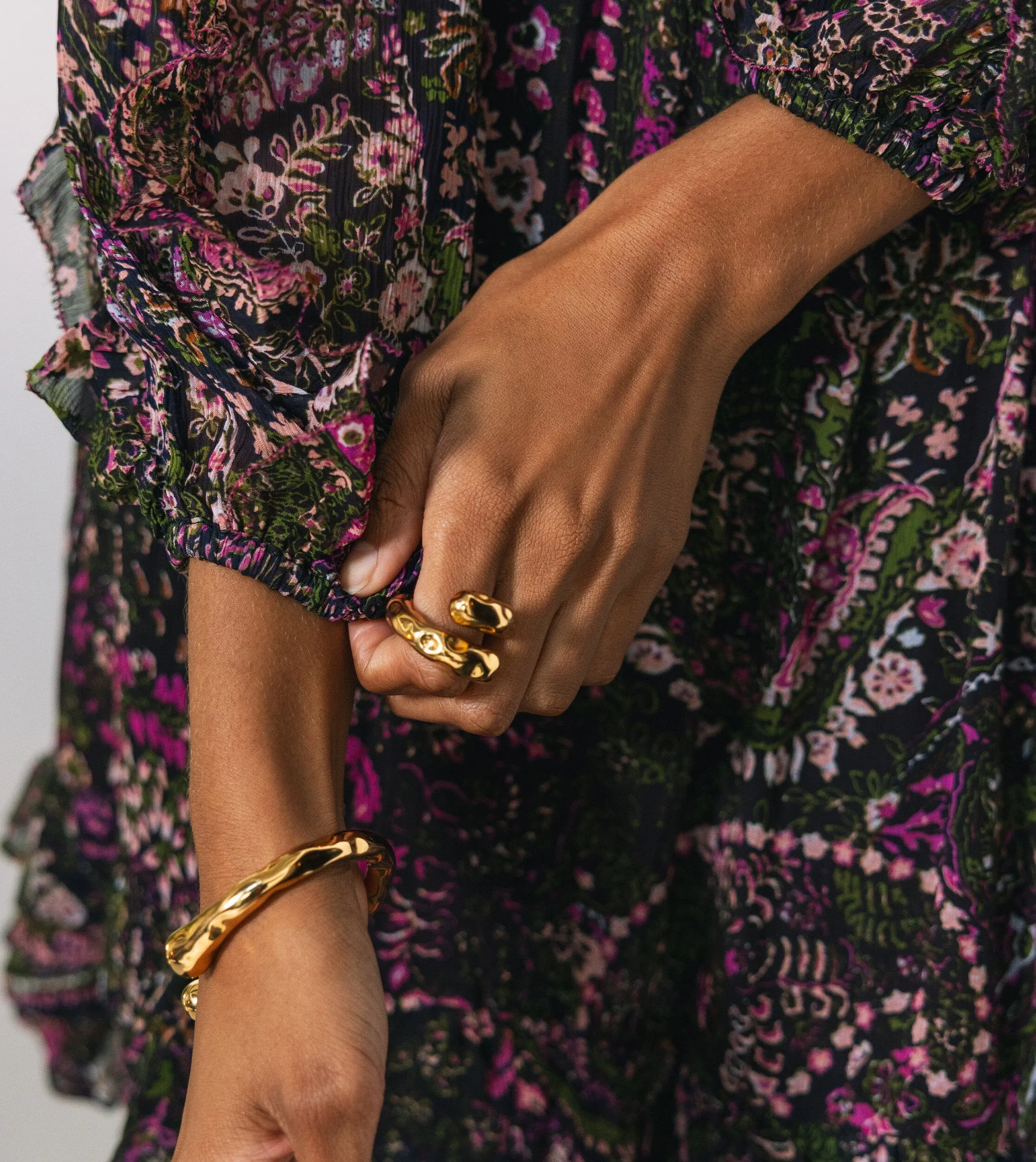 Bellamy Mini Dress | Caymen Paisley Purple sold by Cleobella product image thumbnail 2