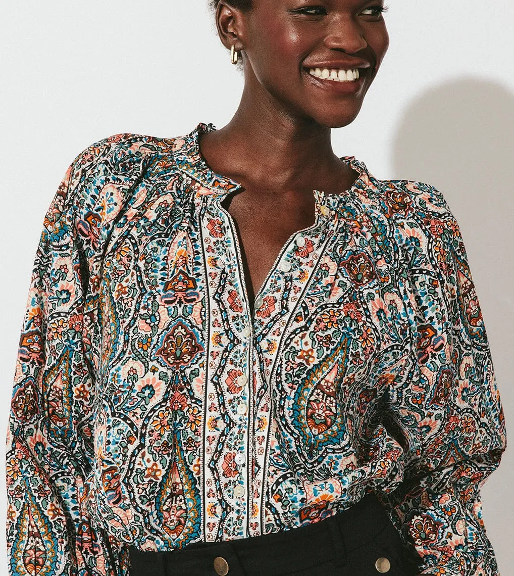 Fabiola Blouse | Meadow sold by Cleobella product image thumbnail 3