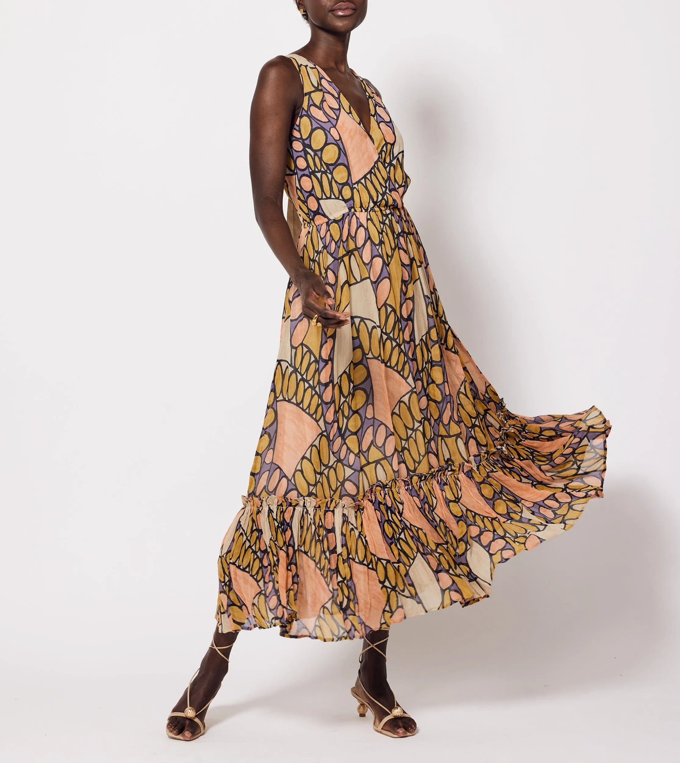 Kay Midi Dress | Saguaro sold by Cleobella product image thumbnail 3