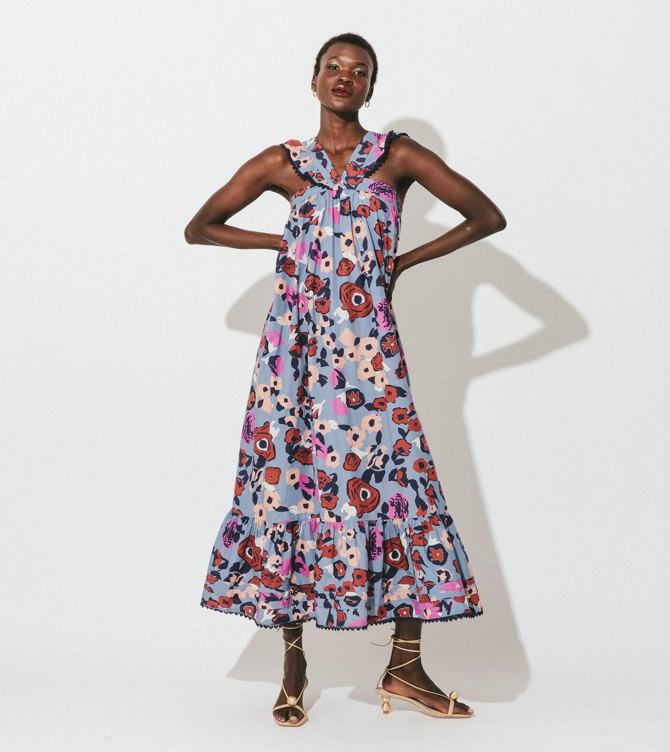 Hedy Midi Dress | Waterlily sold by Cleobella