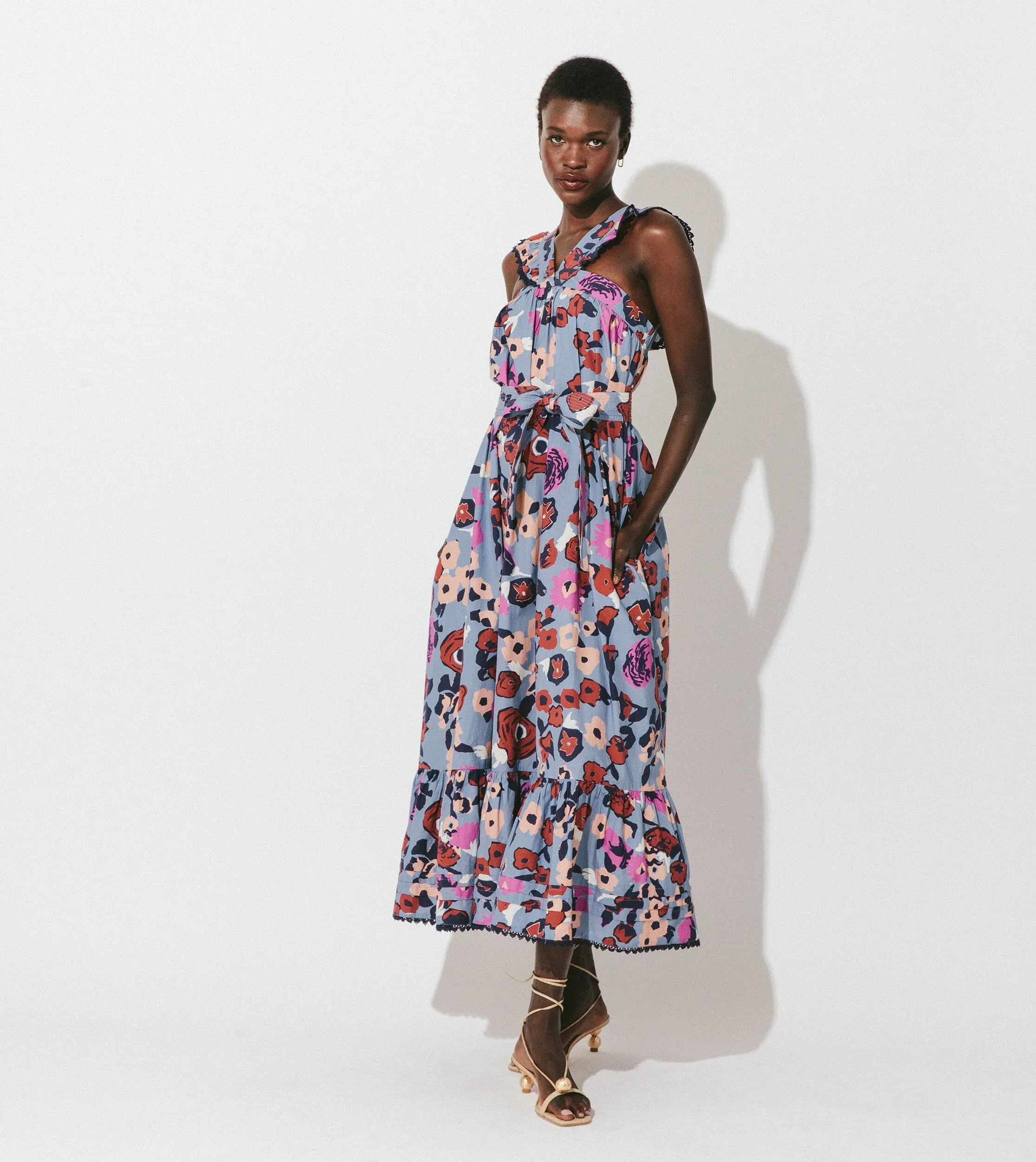 Hedy Midi Dress | Waterlily sold by Cleobella product image thumbnail 3