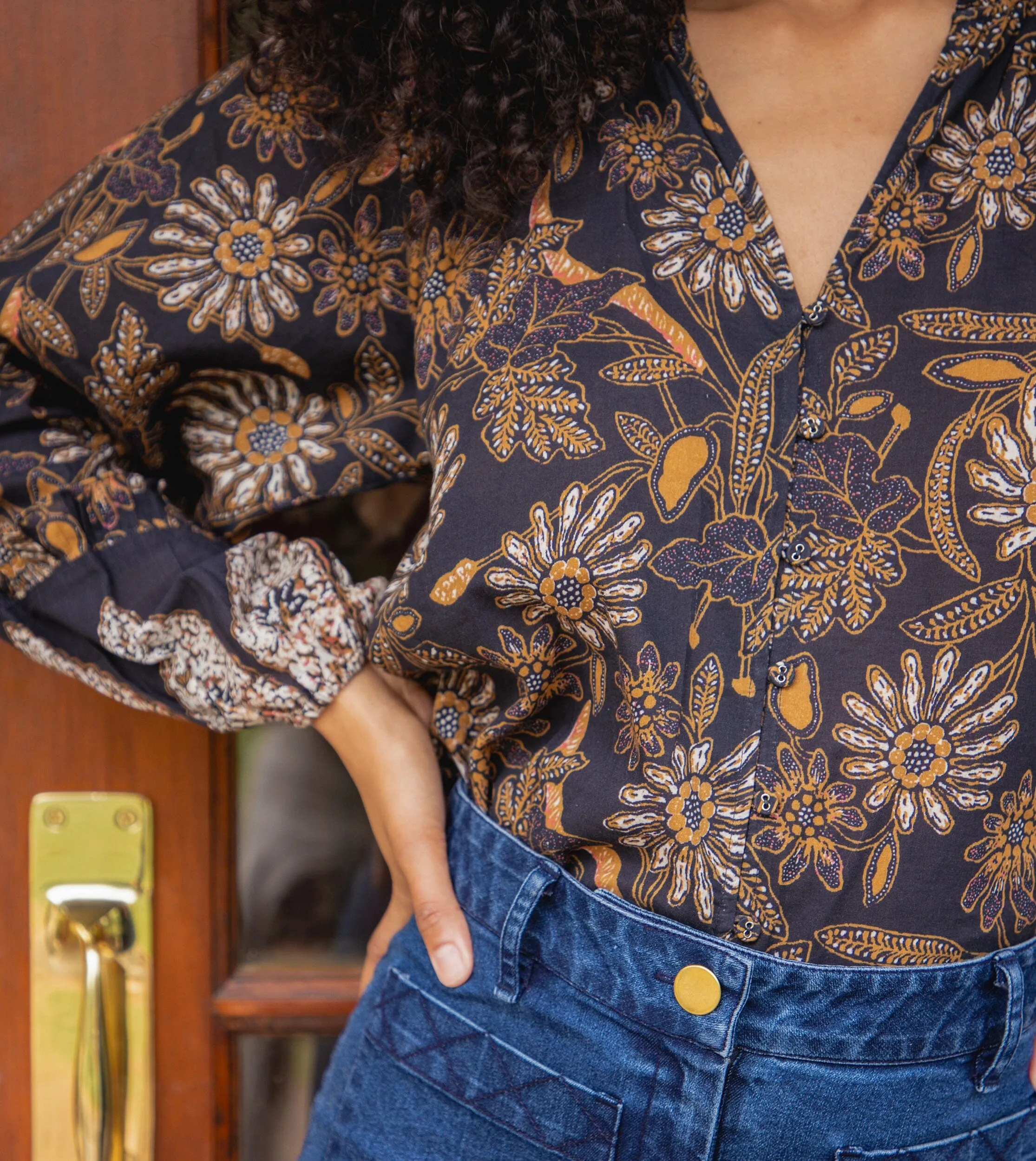 Alicia Blouse | Magnolia sold by Cleobella product image thumbnail 4