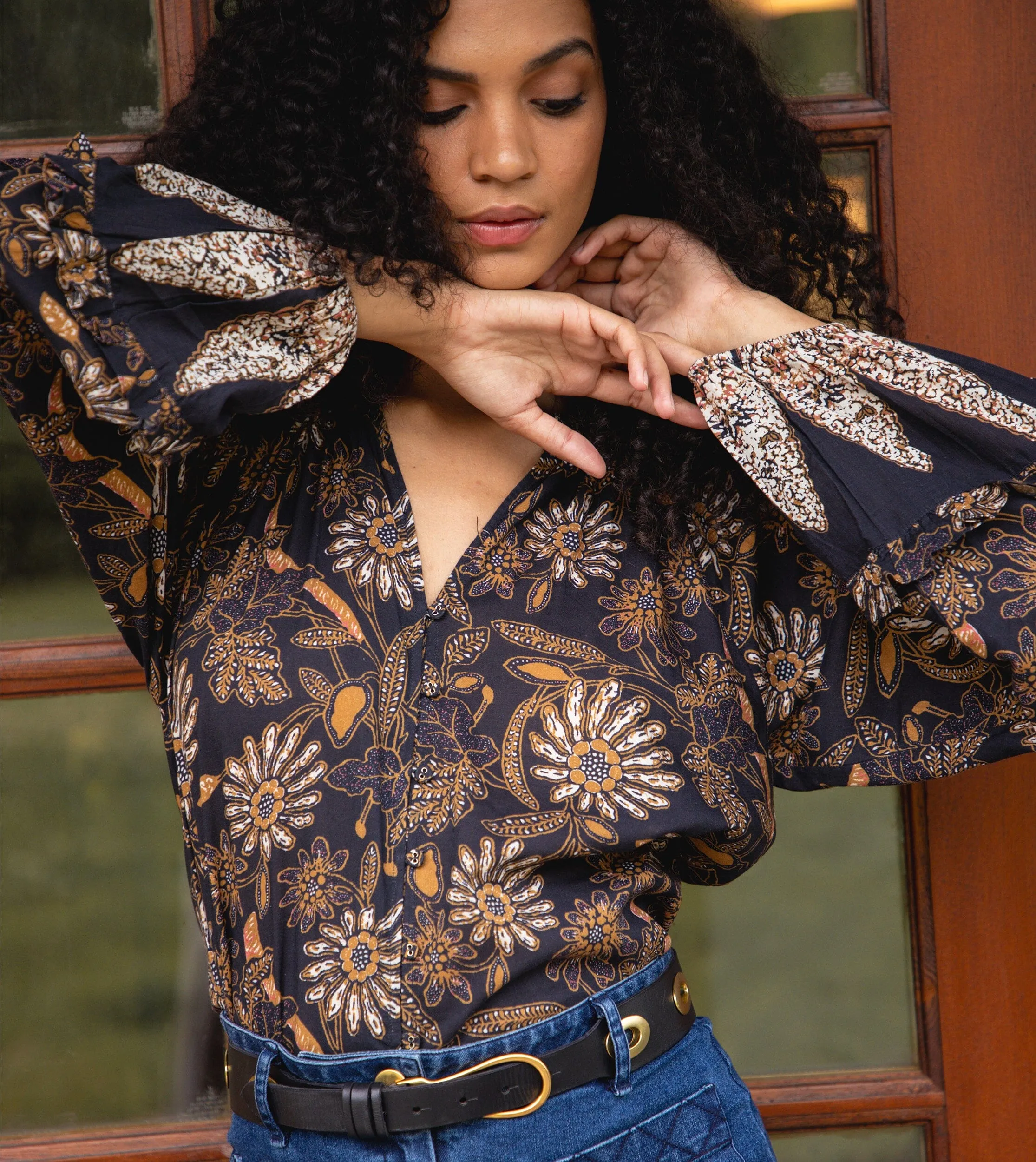 Alicia Blouse | Magnolia sold by Cleobella product image thumbnail 2