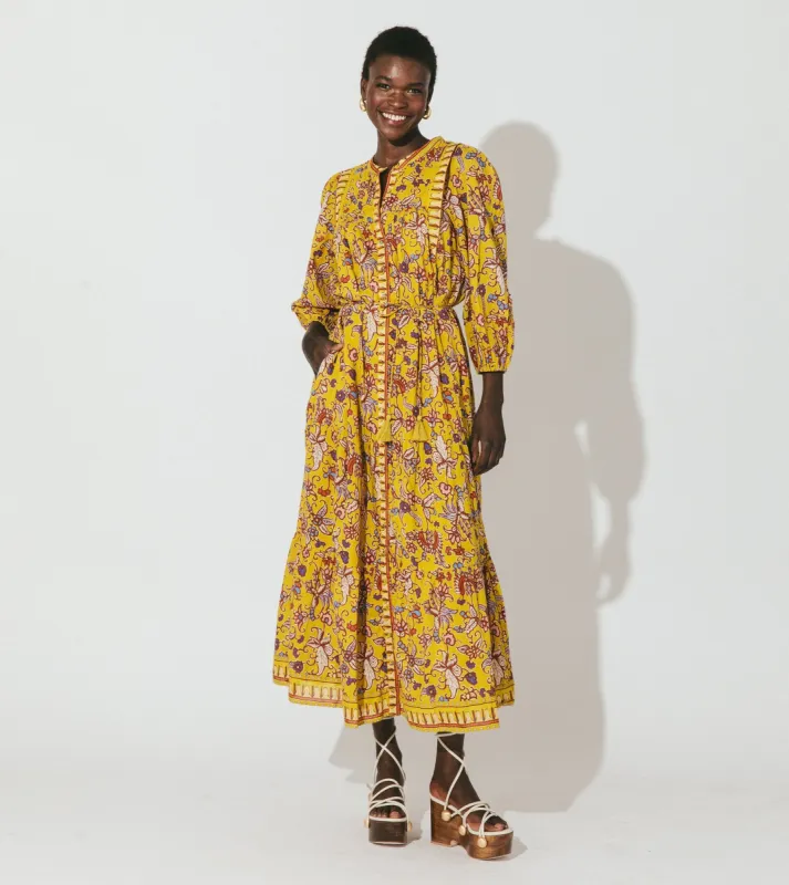 Dinah Ankle Dress | Evora sold by Cleobella