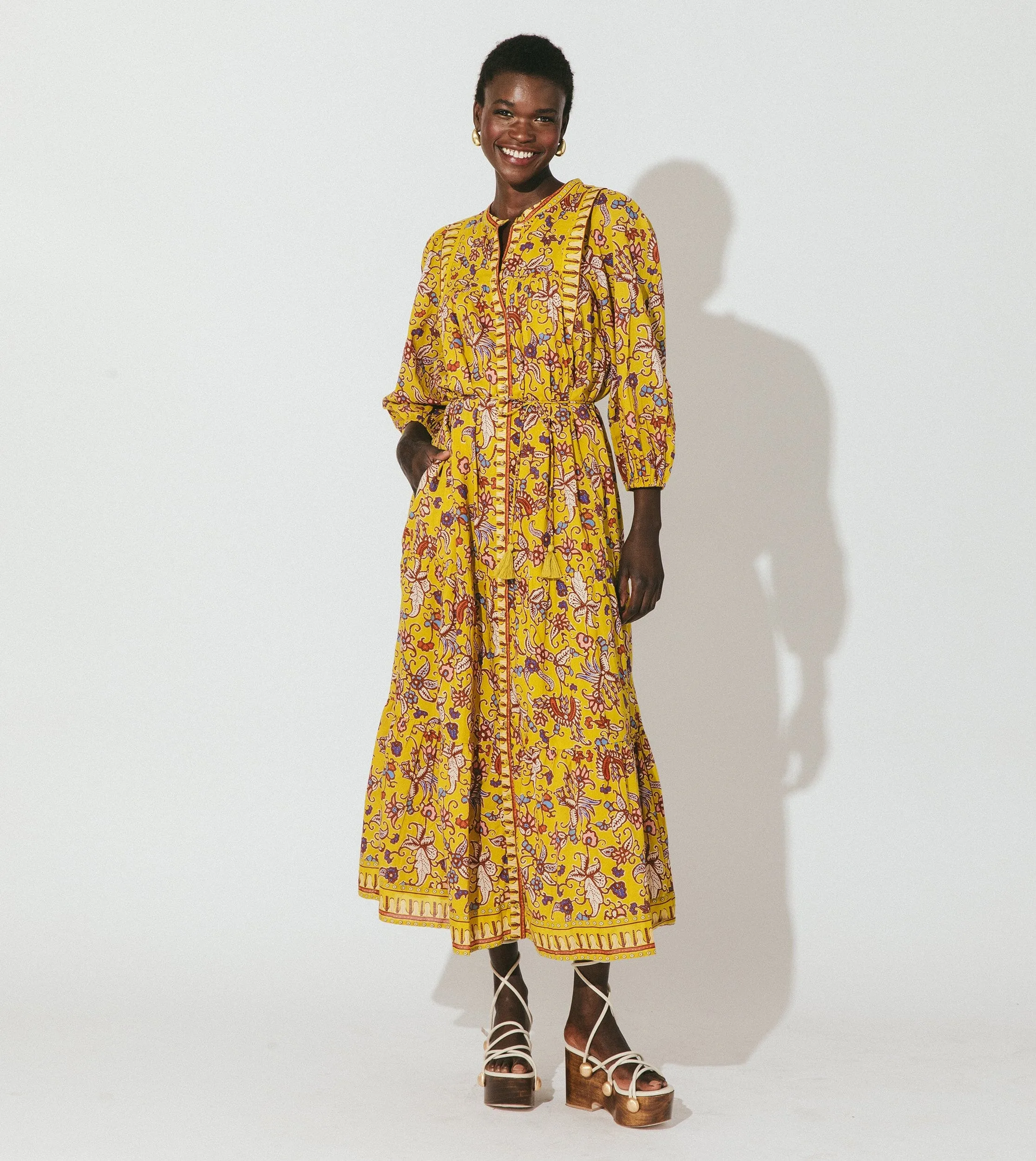 Dinah Ankle Dress | Evora sold by Cleobella