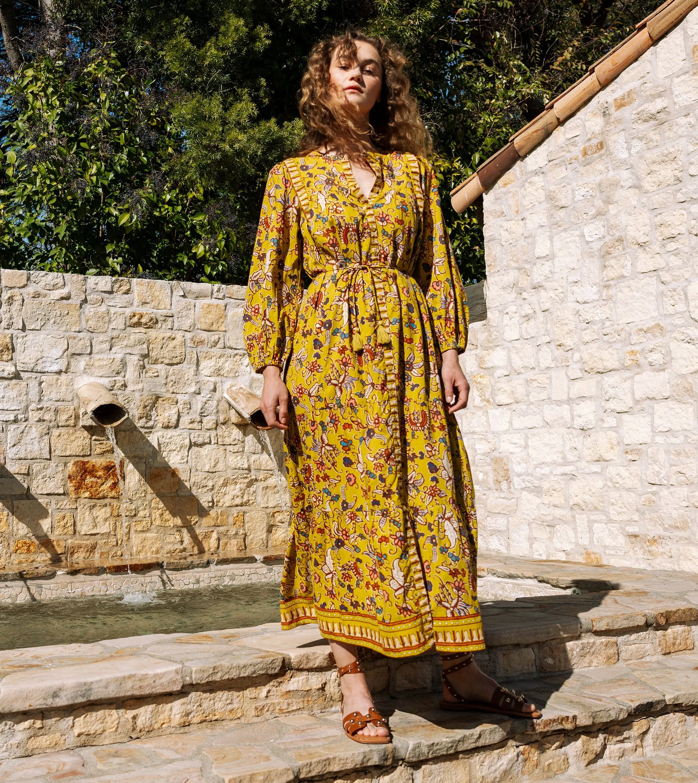 Dinah Ankle Dress | Evora sold by Cleobella product image thumbnail 2