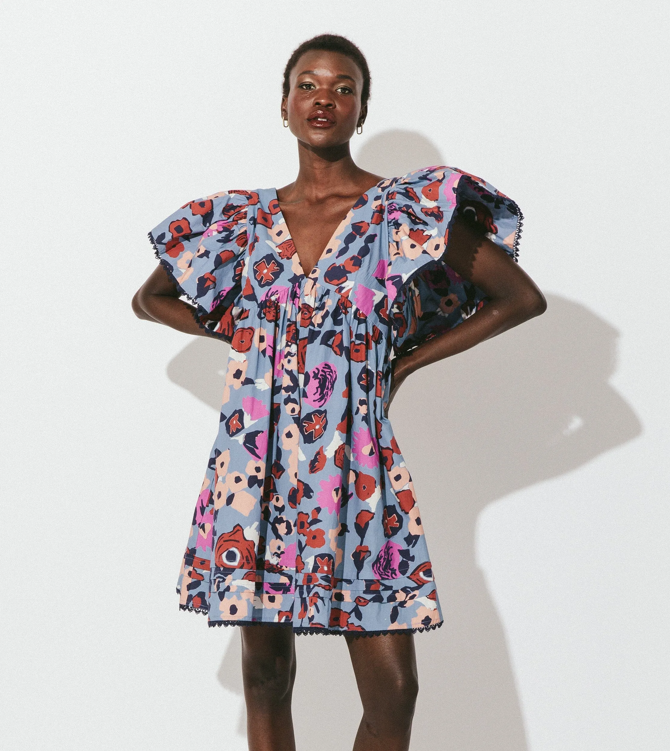 Georgianna Mini Dress | Waterlily sold by Cleobella