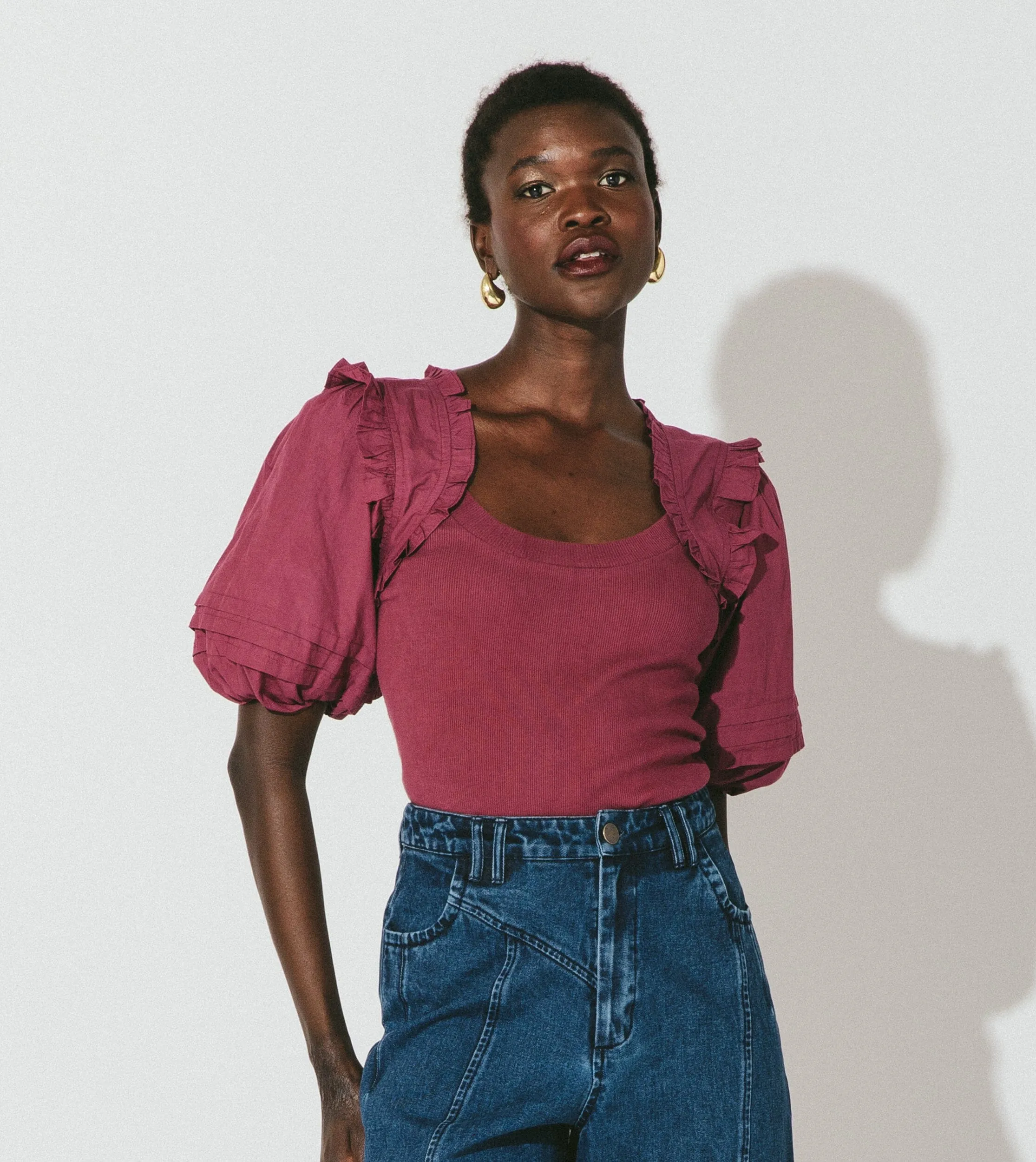 Lois Top | Plum sold by Cleobella product image thumbnail 2