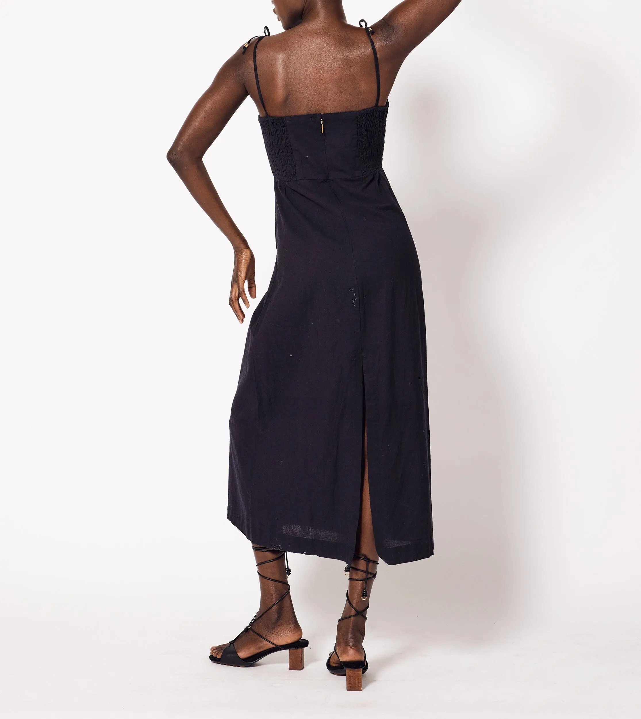 Primrose Midi Dress | Black sold by Cleobella product image thumbnail 4