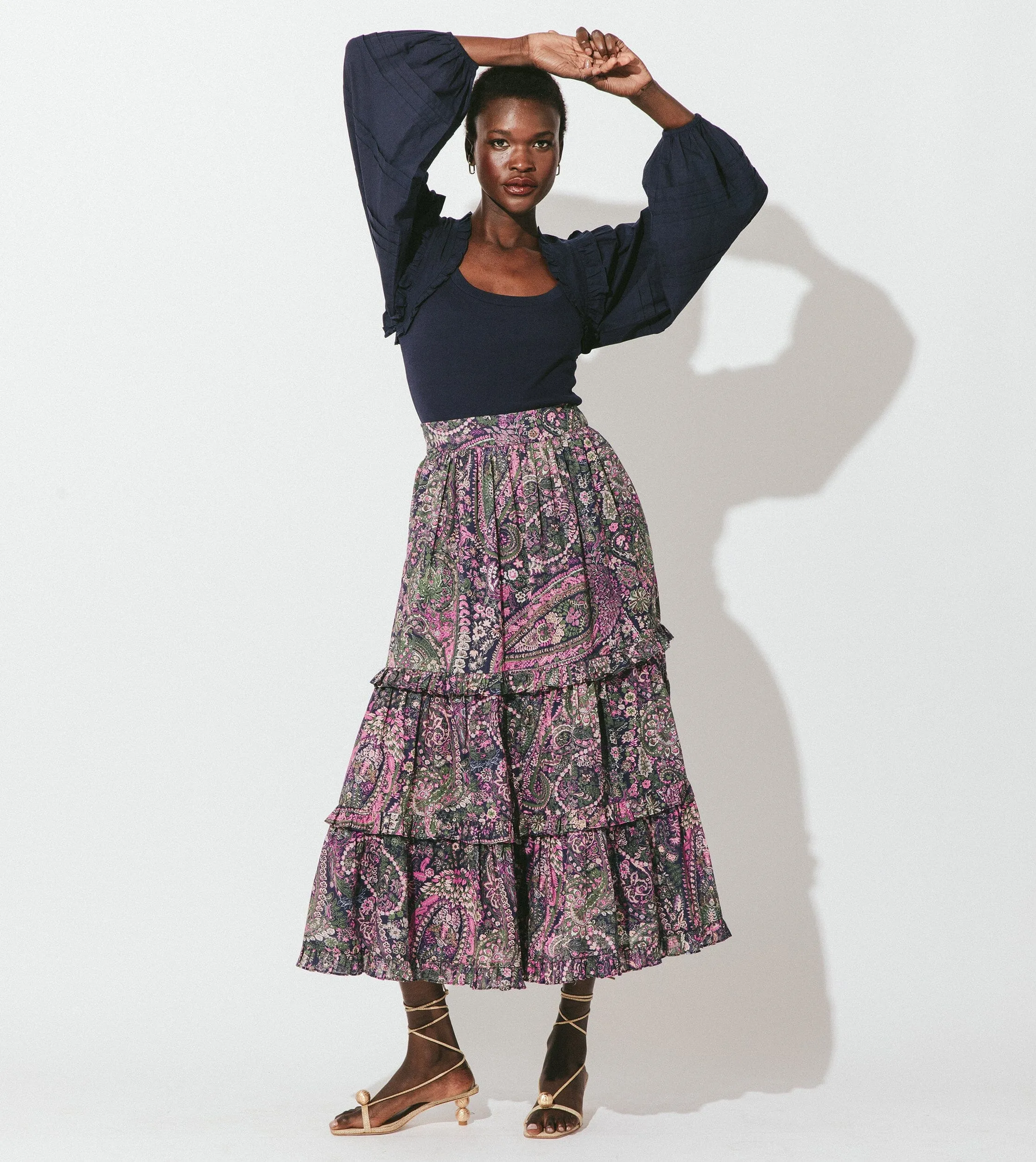 Reba Top | Navy sold by Cleobella product image thumbnail 4