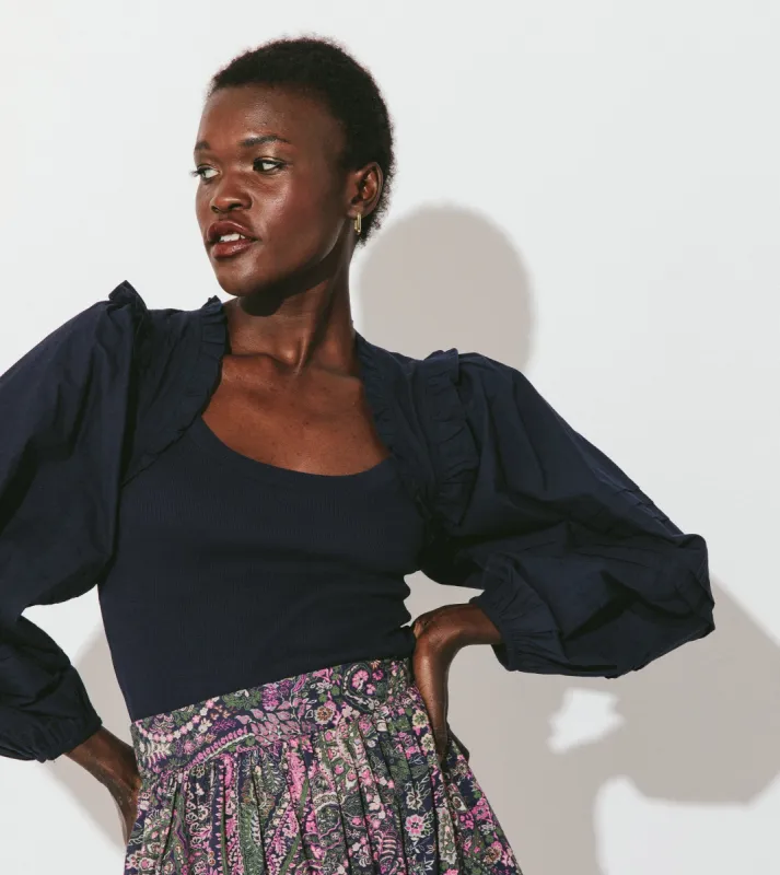 Reba Top | Navy sold by Cleobella