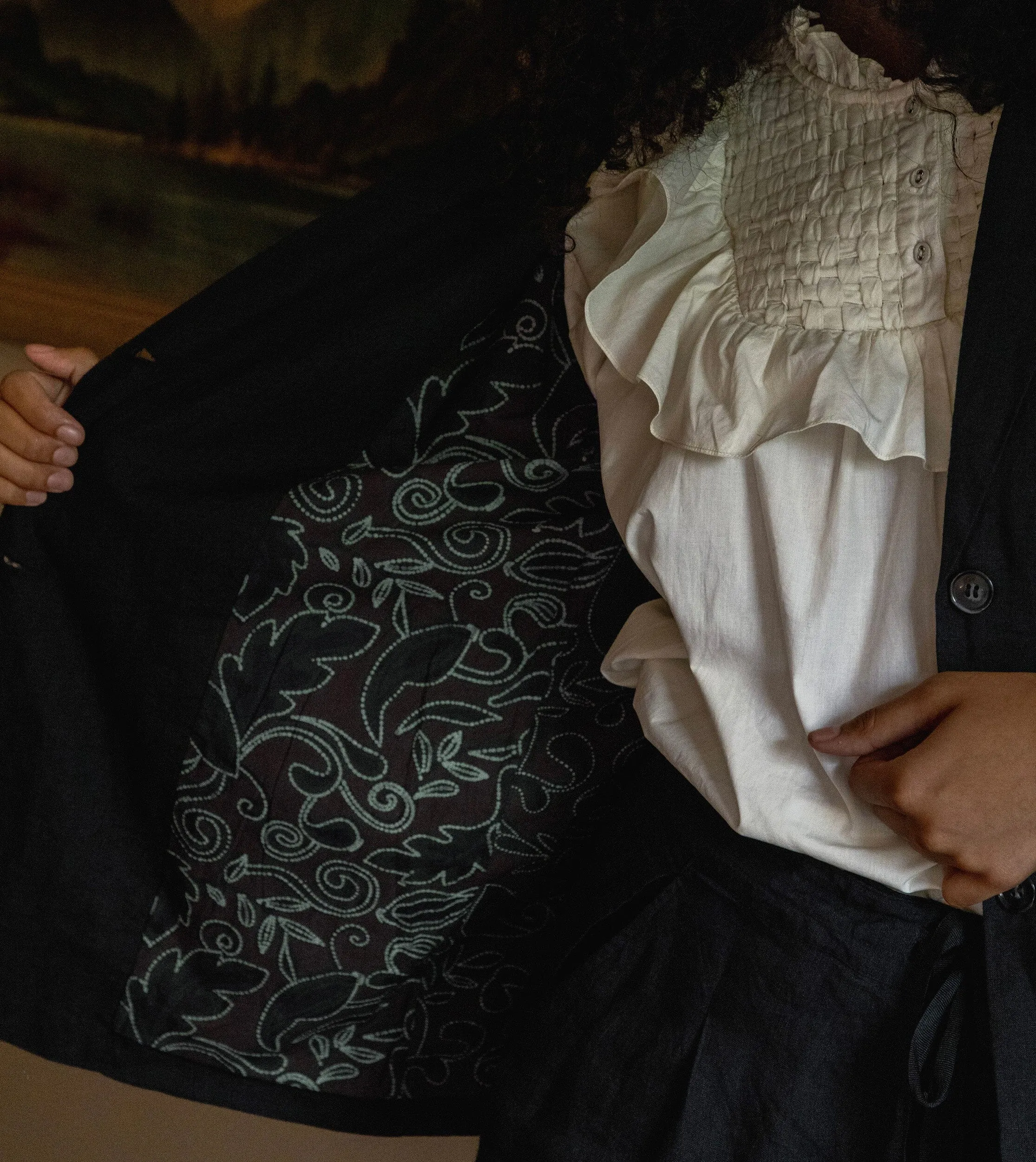 Zosia Blazer | Black sold by Cleobella product image thumbnail 4