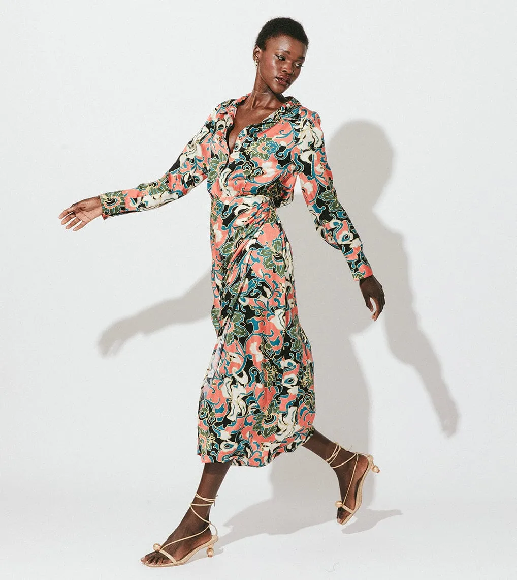 Edna Midi Dress | Gypsy Bloom sold by Cleobella