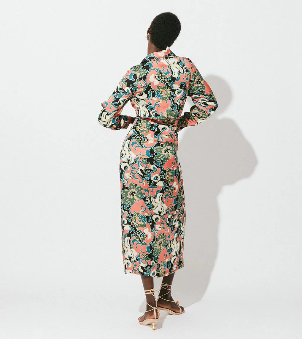 Edna Midi Dress | Gypsy Bloom sold by Cleobella product image thumbnail 3