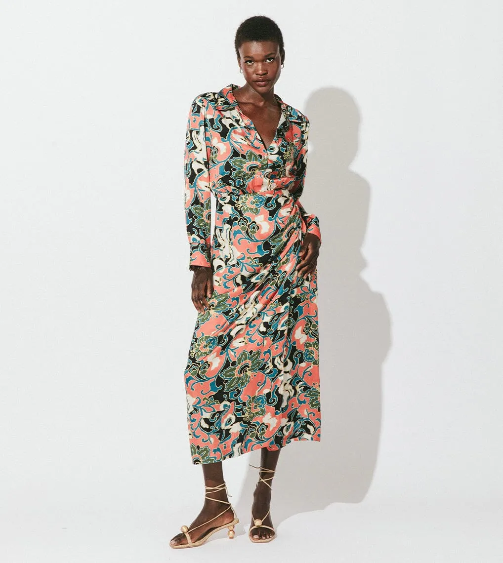 Edna Midi Dress | Gypsy Bloom sold by Cleobella product image thumbnail 4