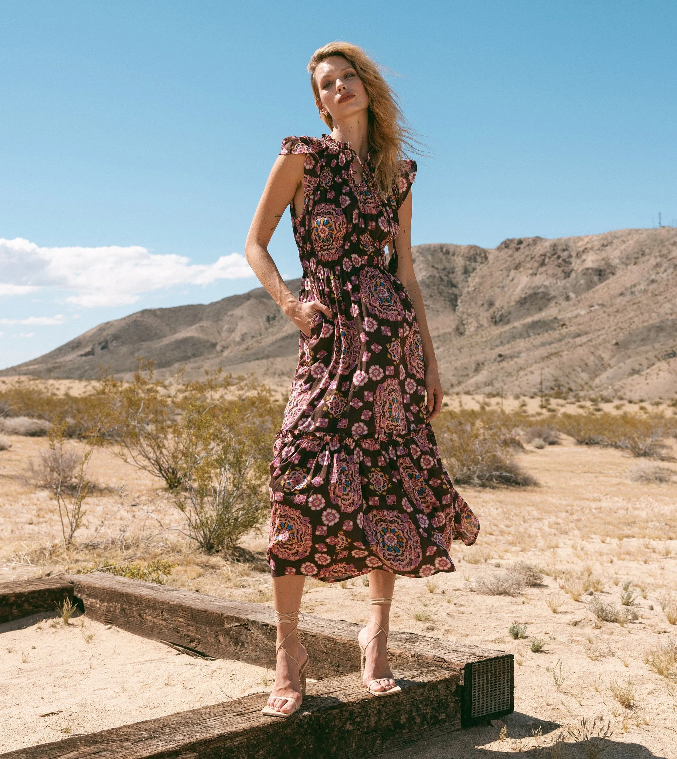 Indira Ankle Dress | Avalon sold by Cleobella product image thumbnail 2