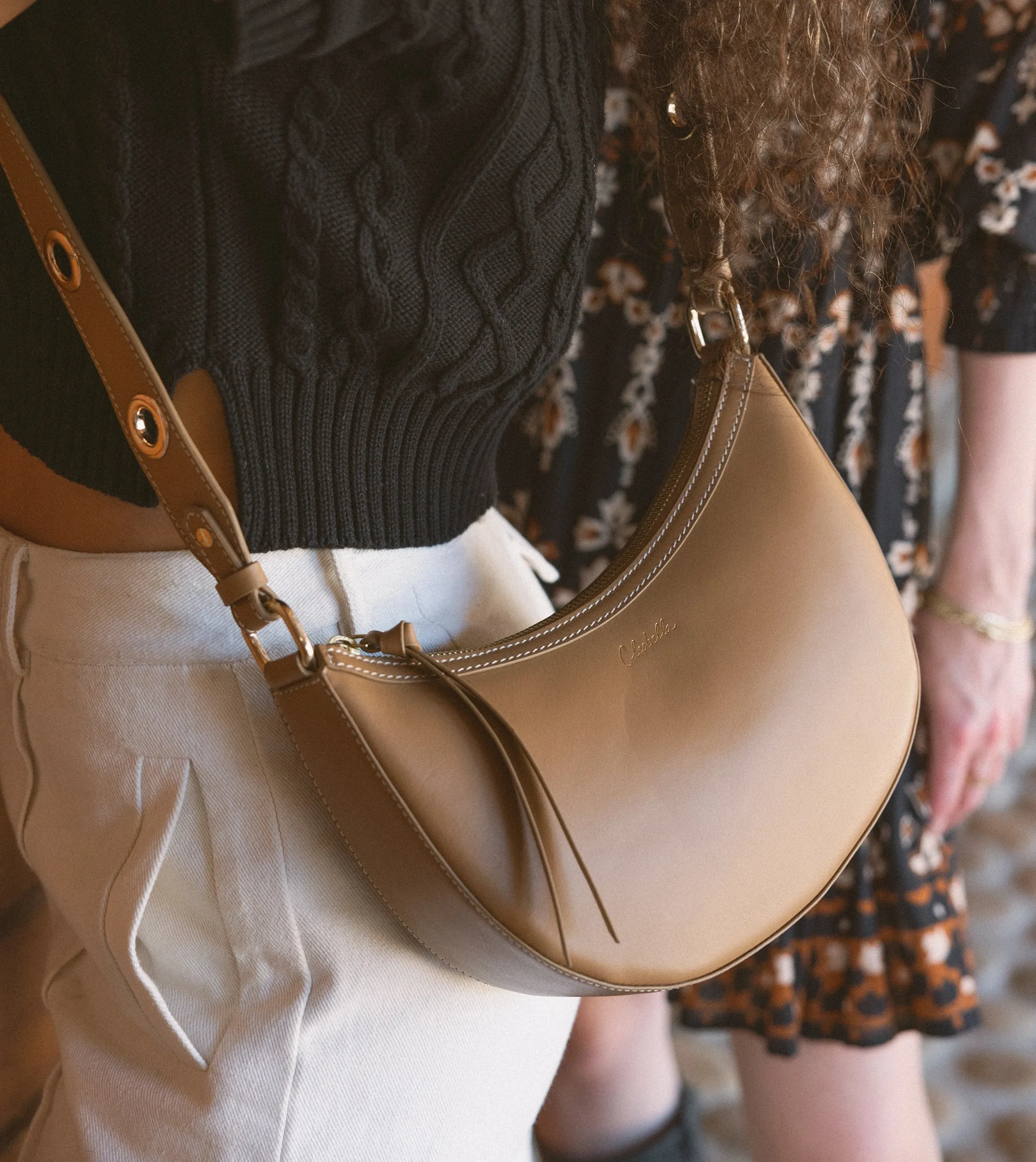 Lyon Crossbody | Caramel sold by Cleobella product image thumbnail 2