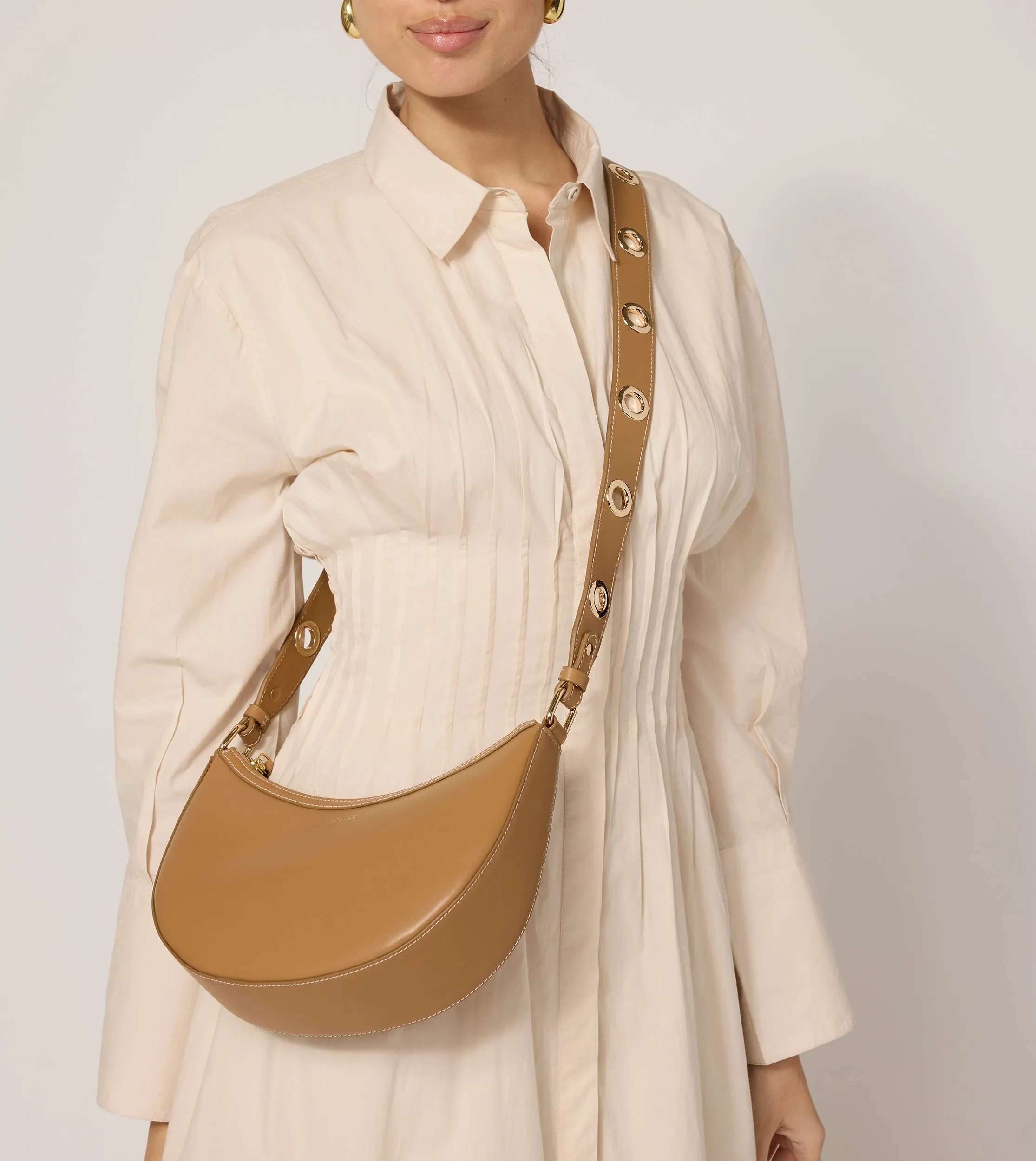 Lyon Crossbody | Caramel sold by Cleobella product image thumbnail 3