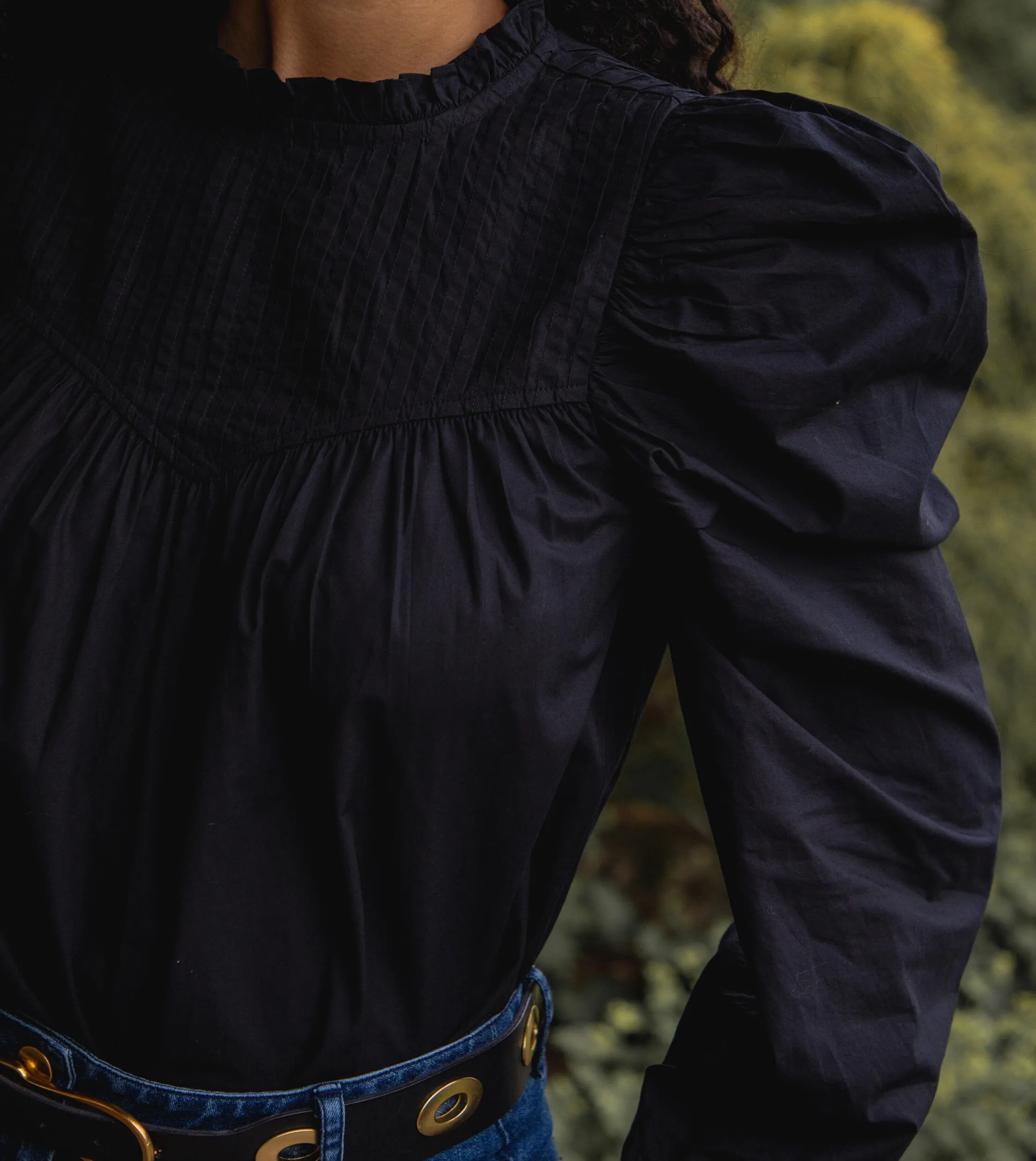 Irina Blouse | Black sold by Cleobella product image thumbnail 4