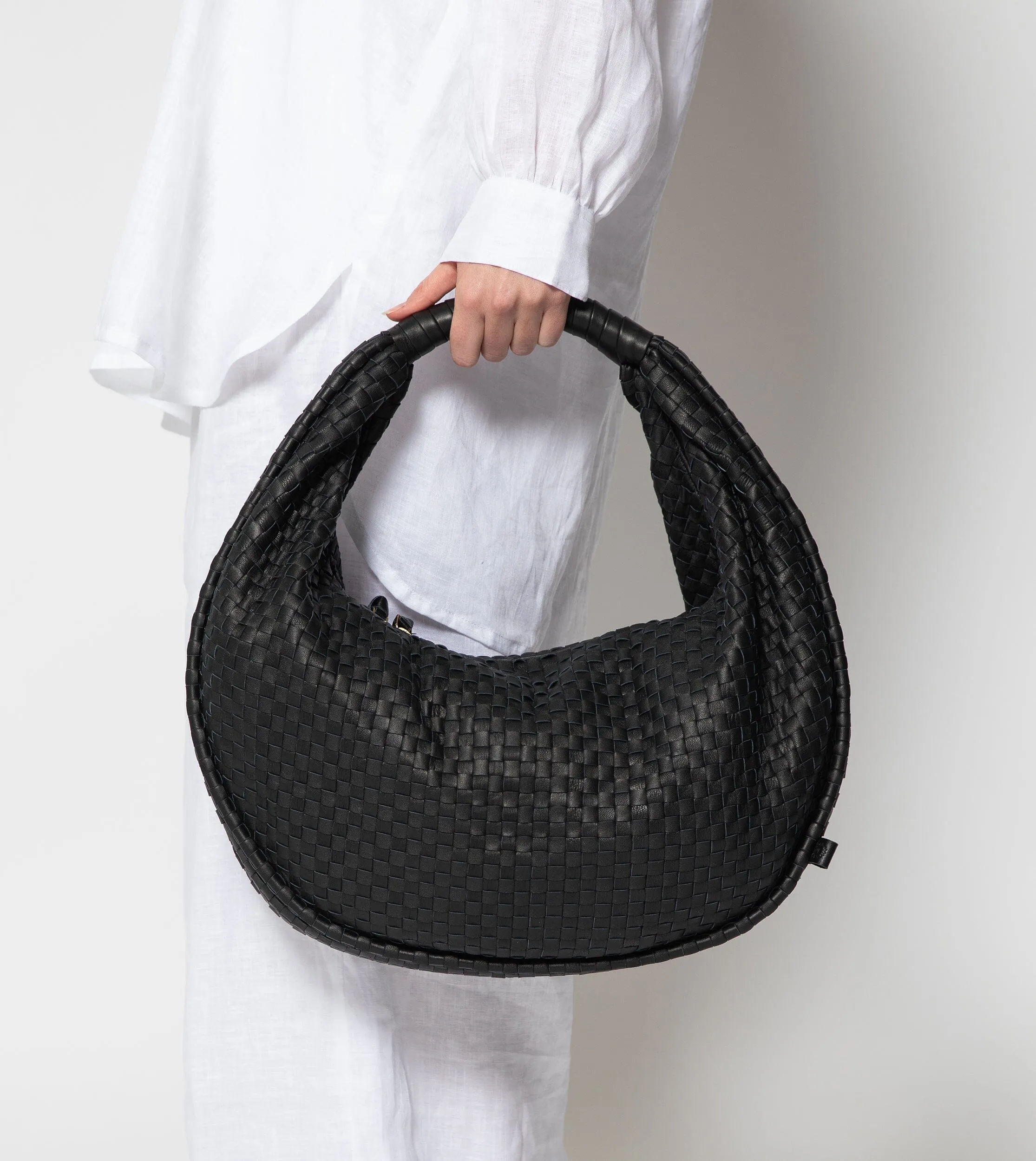 Santiago Hobo Bag | Black sold by Cleobella