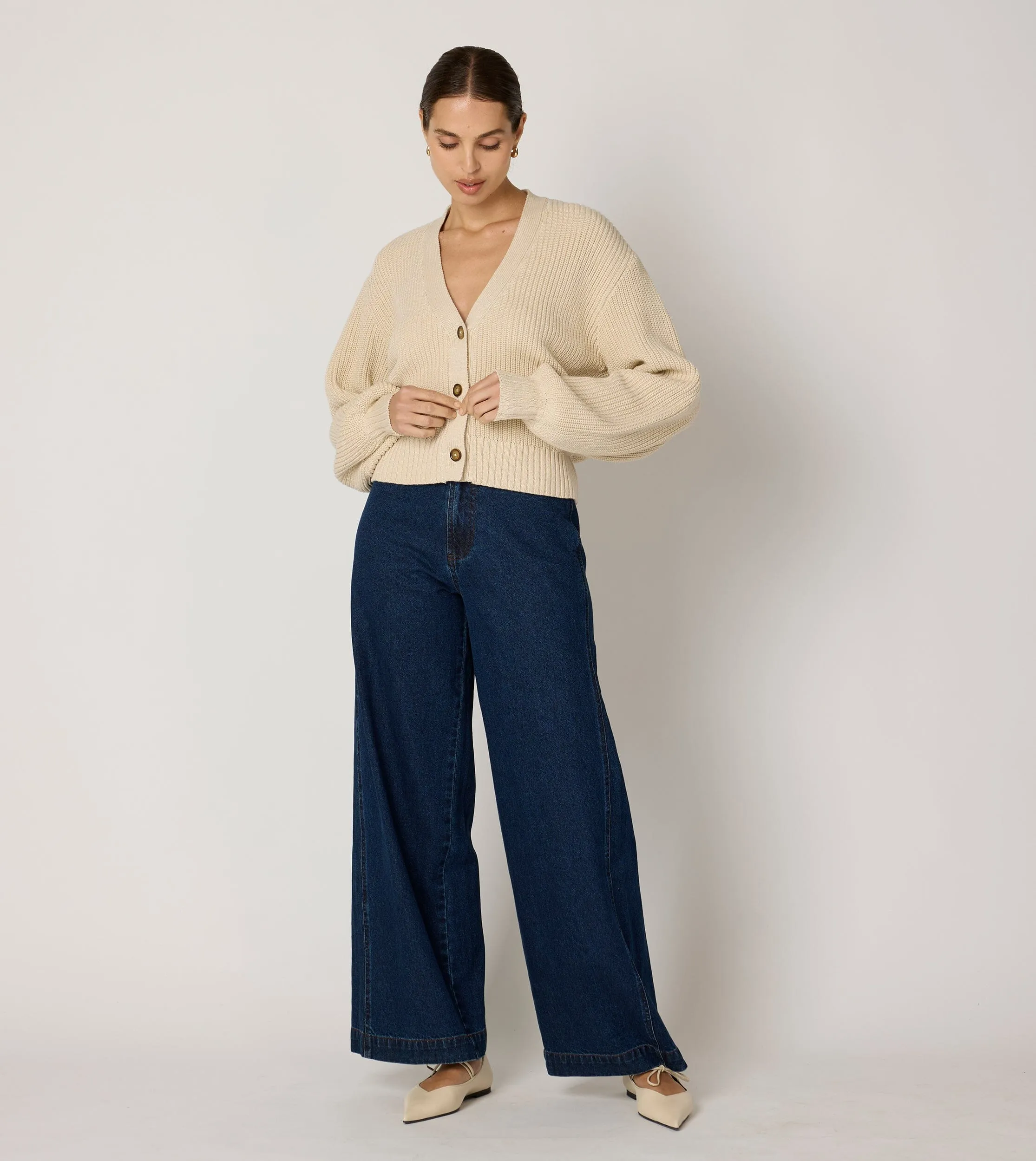 Addison Sweater | Cream sold by Cleobella product image thumbnail 3