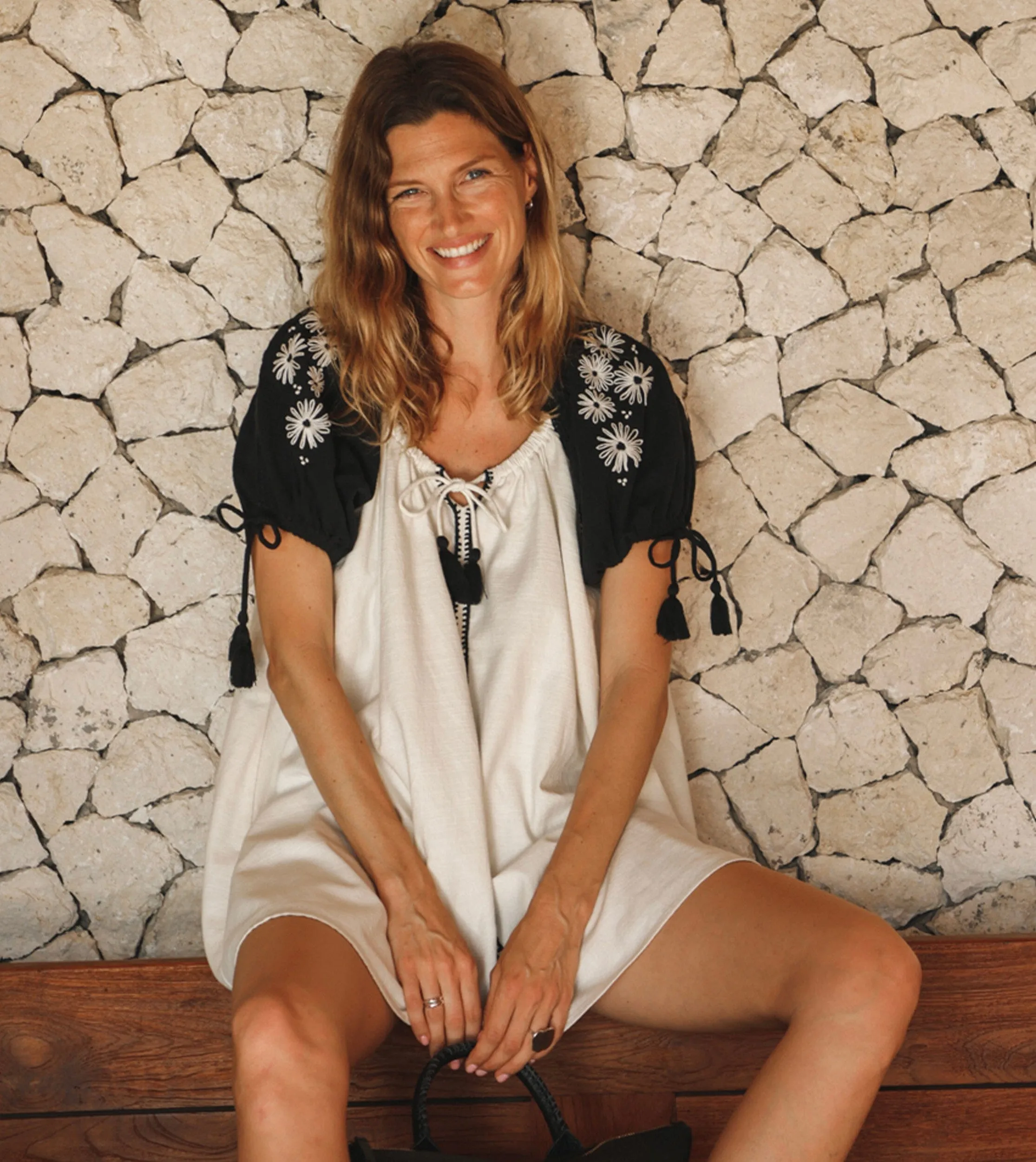 Kimaya Mini Dress | Multi sold by Cleobella product image thumbnail 4