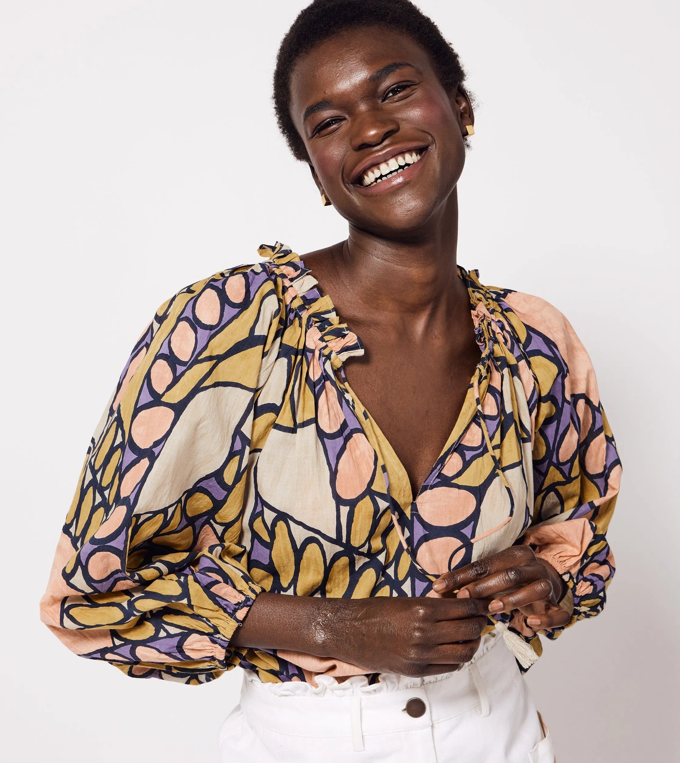 Erica Blouse | Saguaro sold by Cleobella product image thumbnail 3