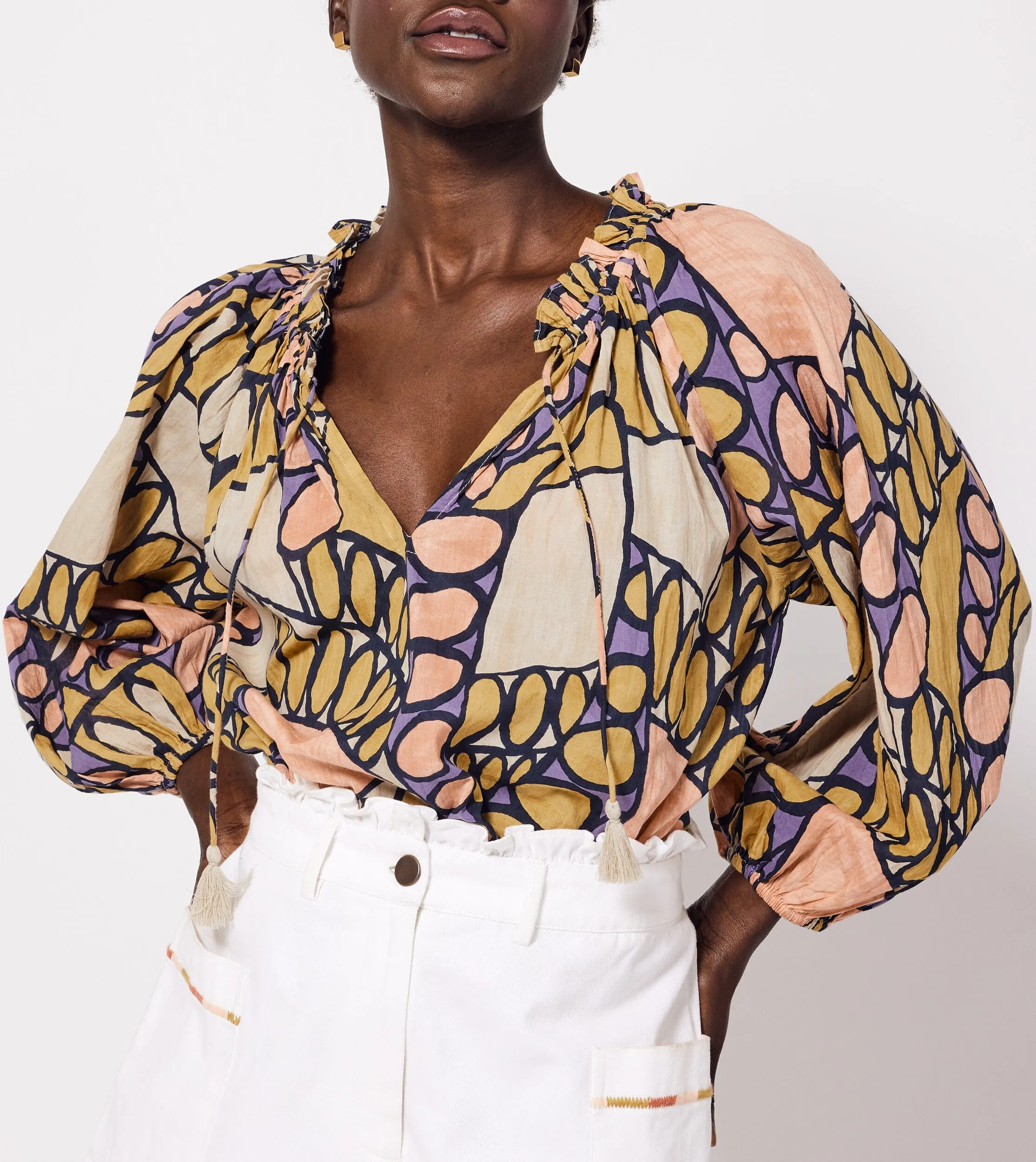 Erica Blouse | Saguaro sold by Cleobella product image thumbnail 2