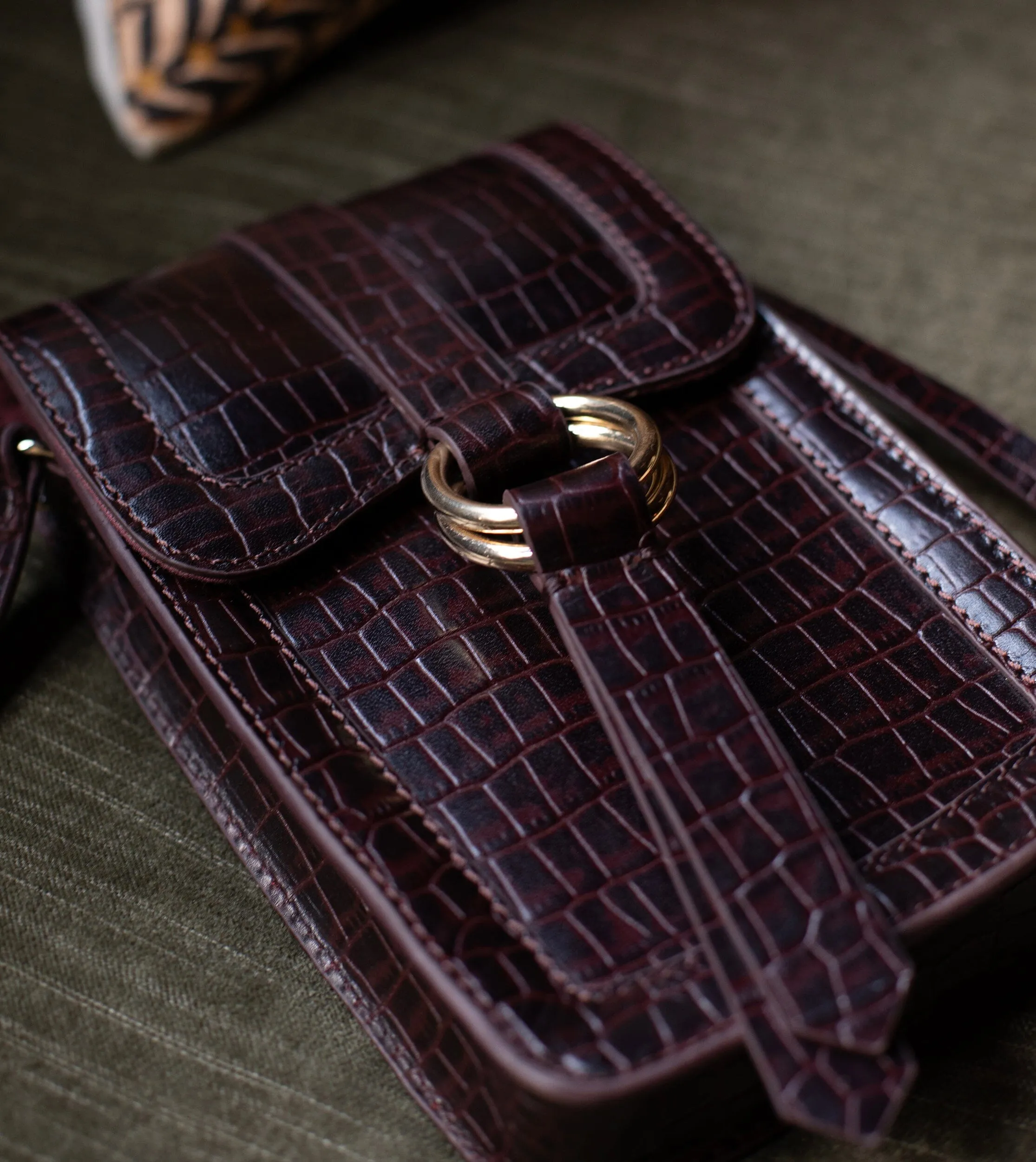 Araceli Convertible Crossbody | Bordeaux sold by Cleobella product image thumbnail 5