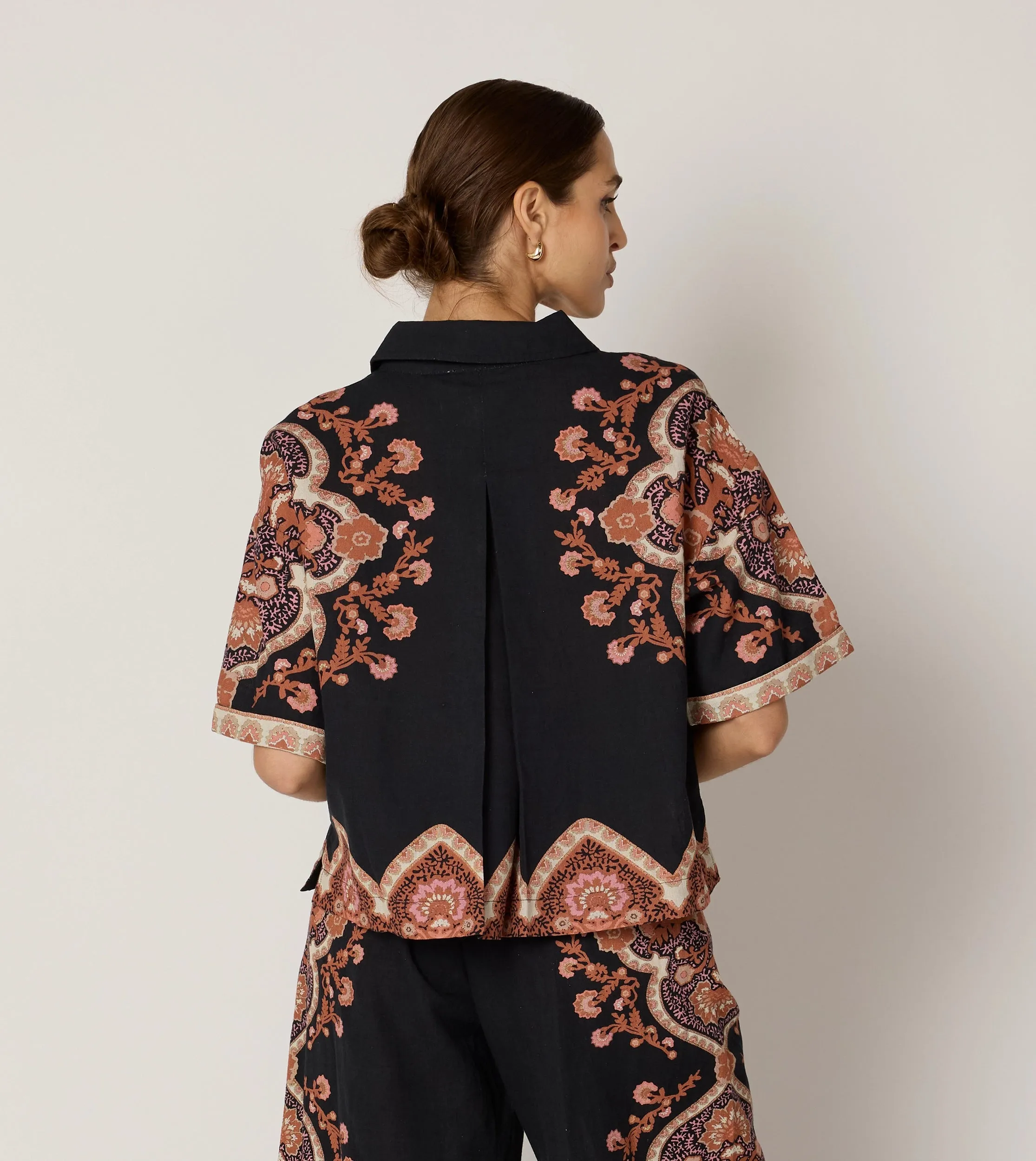Jeni Blouse | Dark Lagos sold by Cleobella product image thumbnail 4