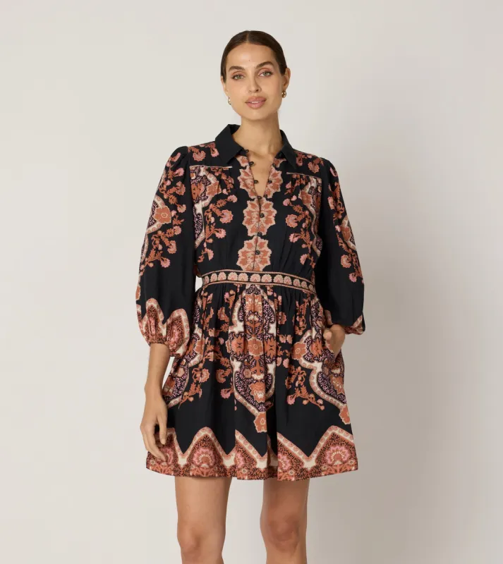 Leigh Mini Dress | Dark Lagos sold by Cleobella