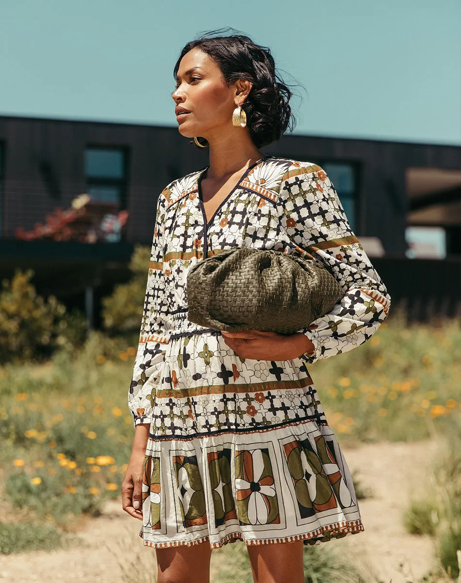 Gigi Woven Clutch | Olive sold by Cleobella product image thumbnail 2