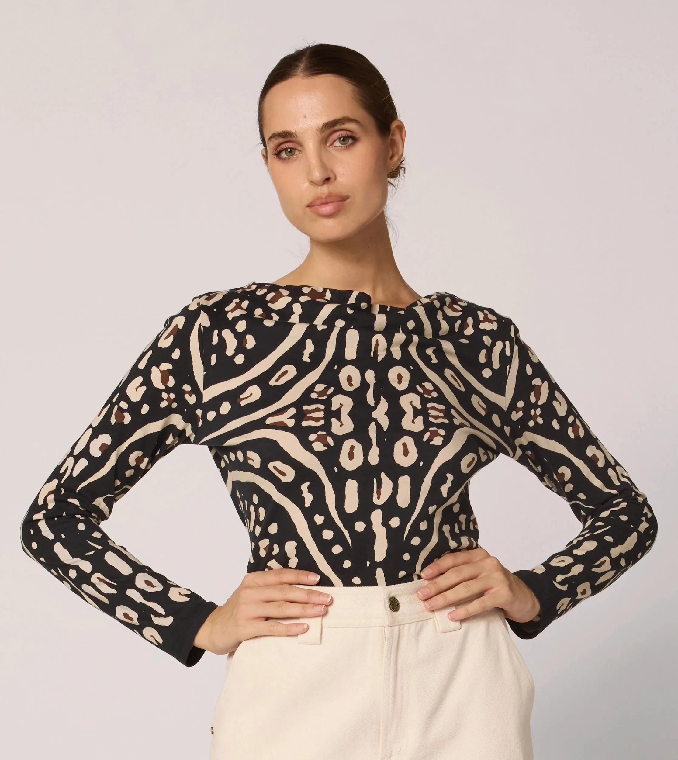 Gina Top | Java sold by Cleobella product image thumbnail 3