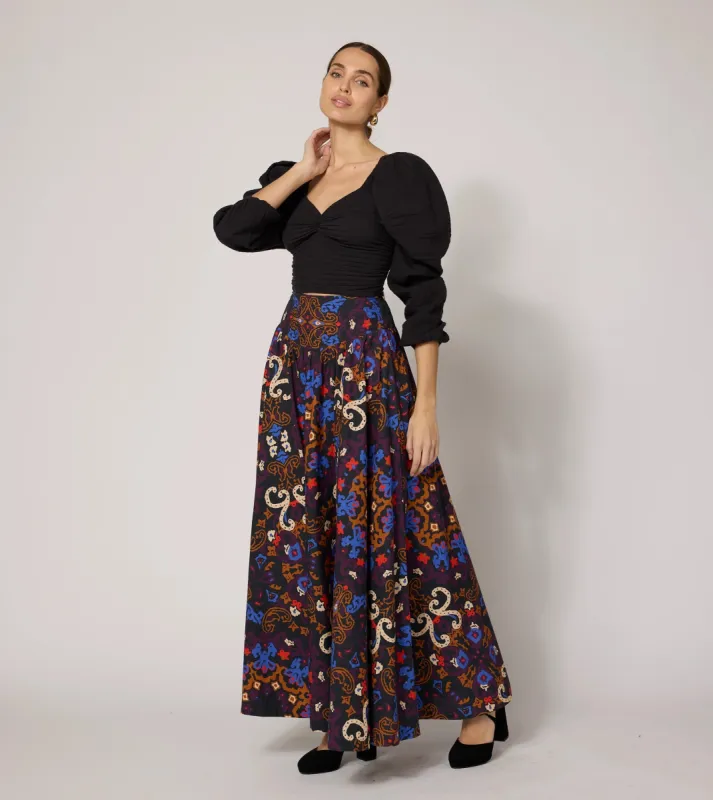 Esmeralda Ankle Skirt | Venezia sold by Cleobella