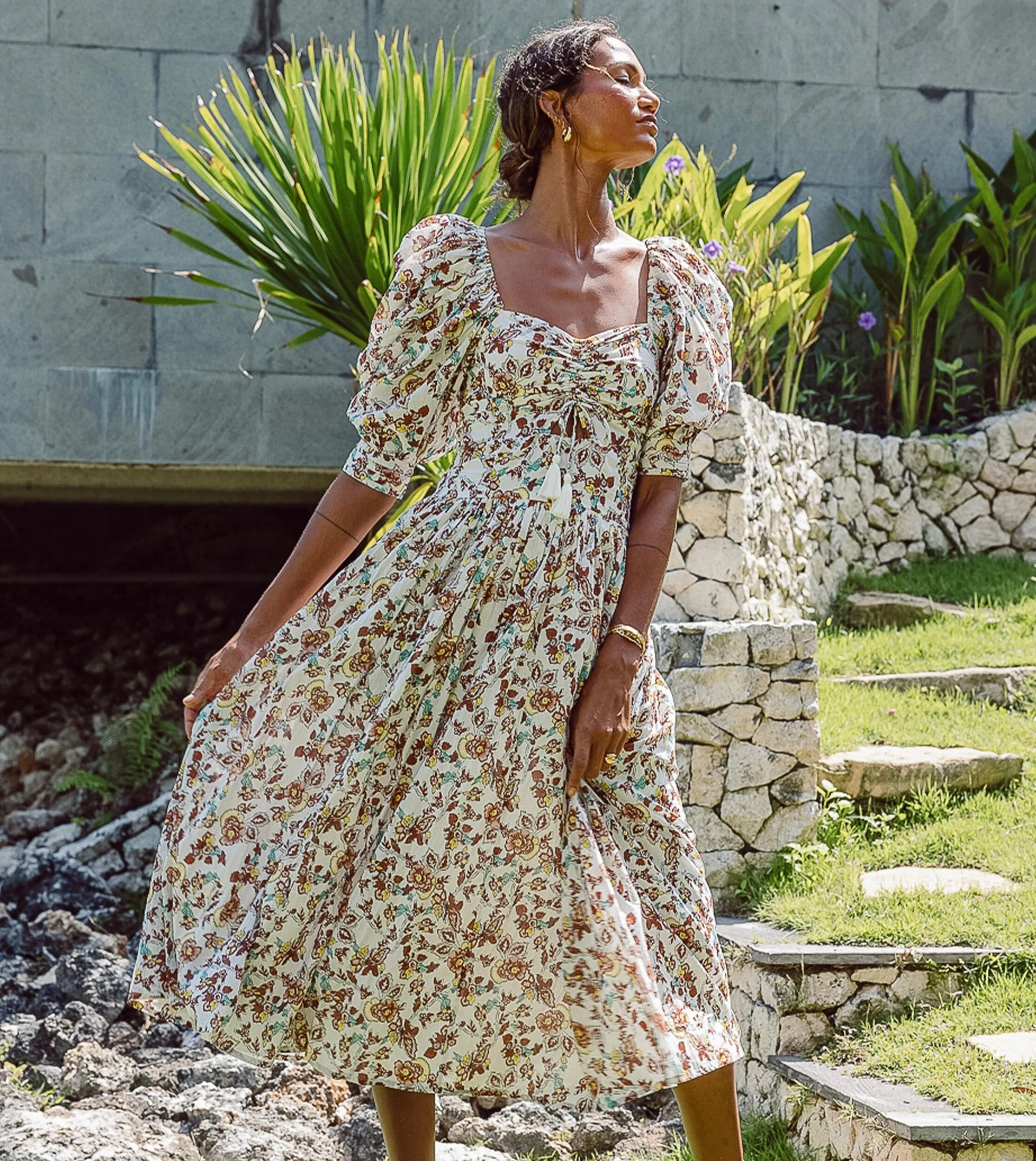 Penelope Midi Dress | Enya sold by Cleobella product image thumbnail 3