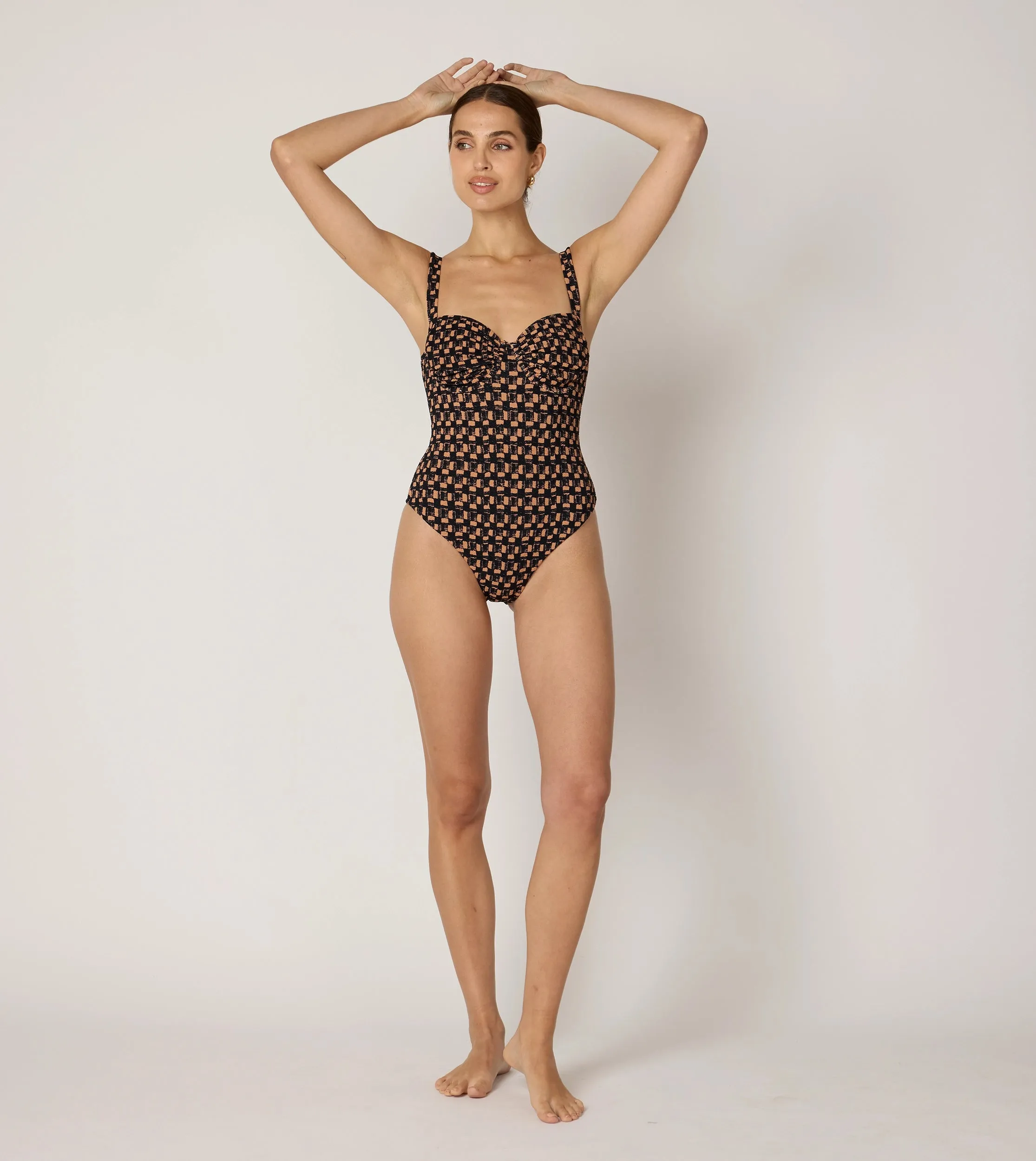 Dahlia One Piece | Checker sold by Cleobella product image thumbnail 4