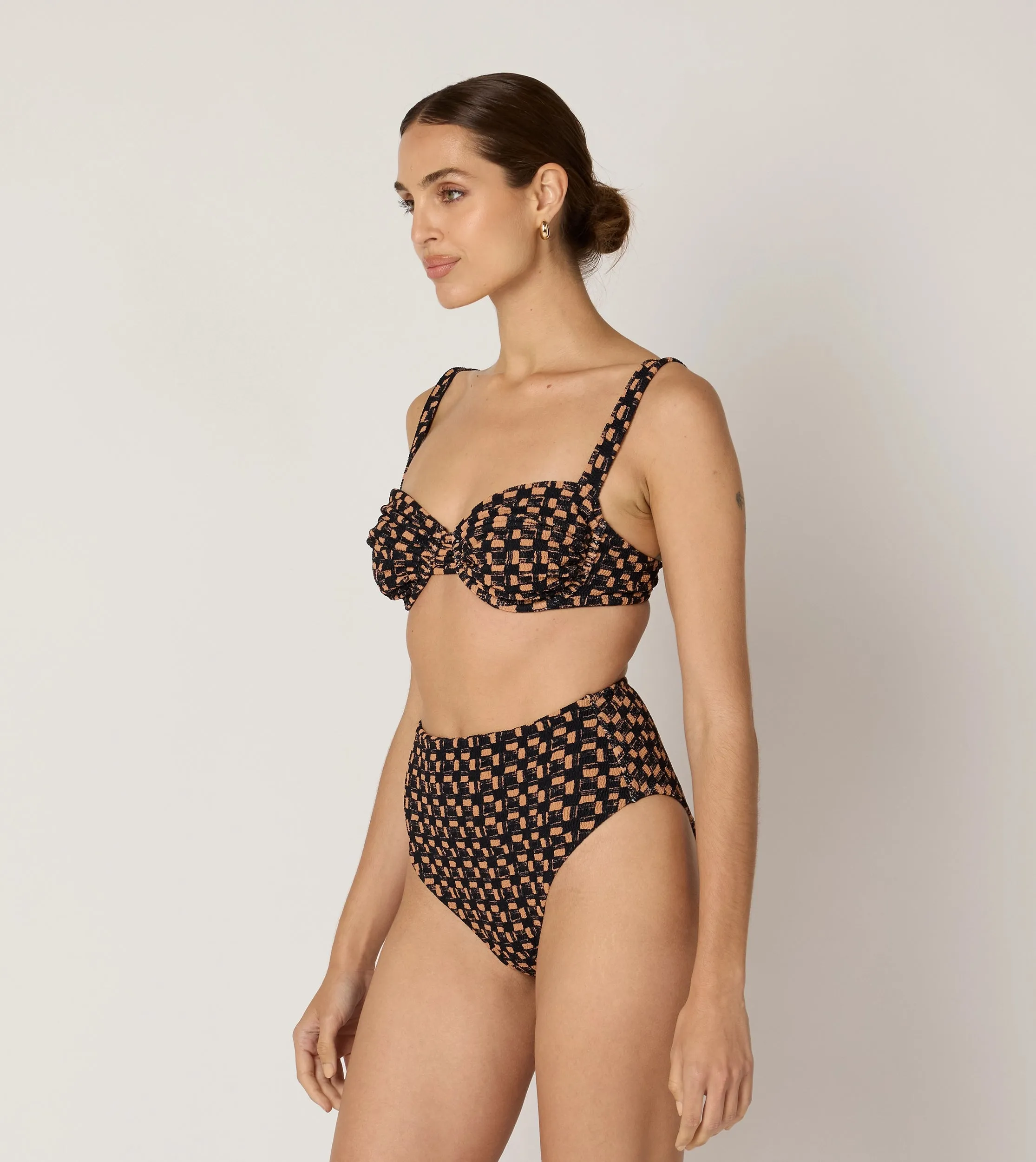 Beckett Top | Checker sold by Cleobella product image thumbnail 4